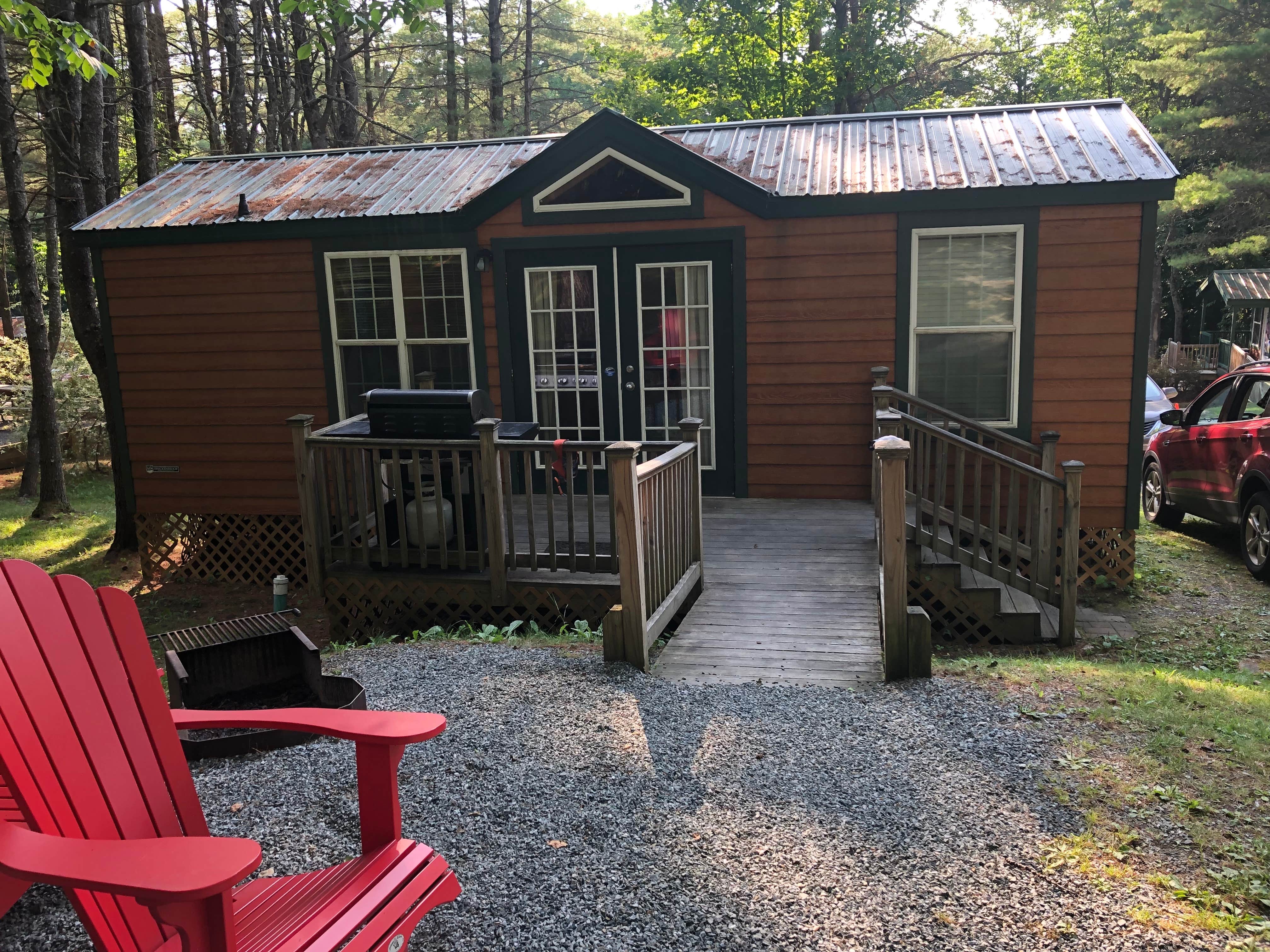 Dawn S.'s photo of a cabin at Quechee-Pine Valley KOA near Lyme, NH