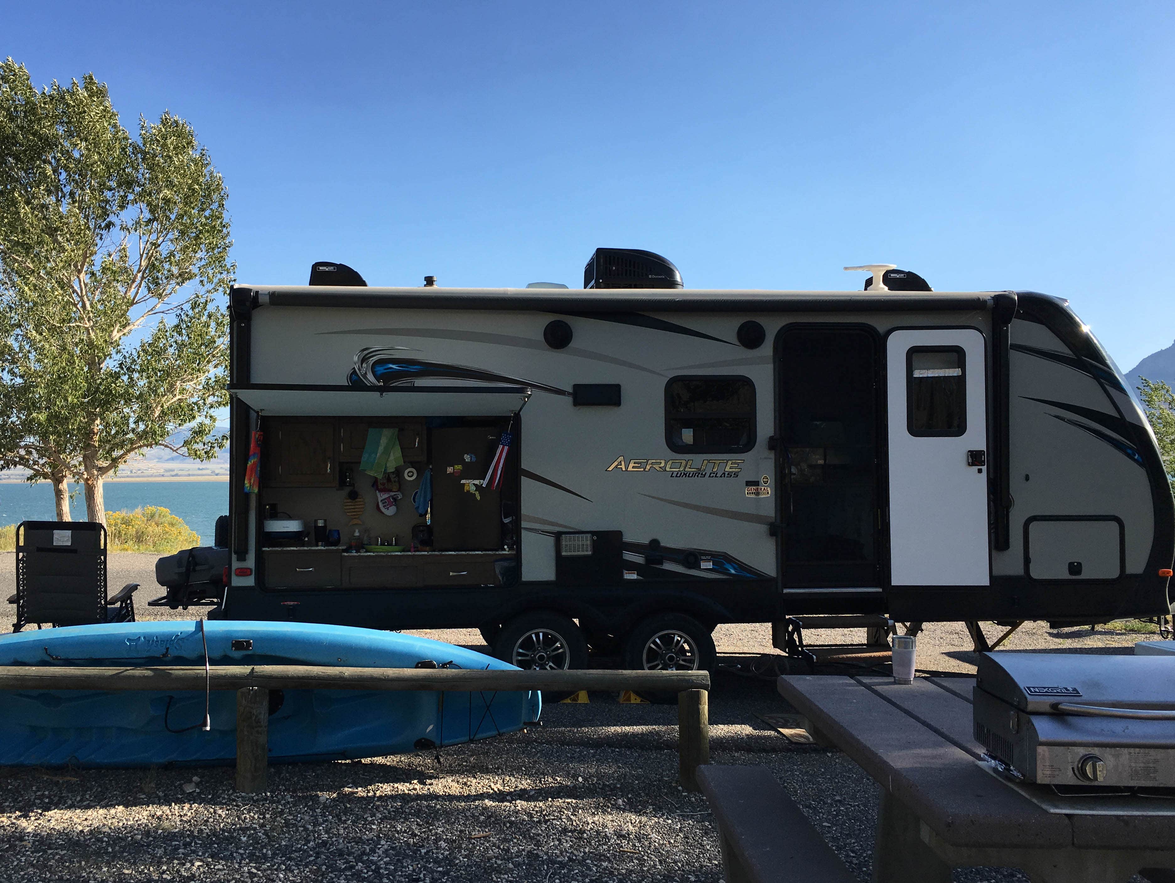 B M.'s photo of rv camping at North Fork Campground — Buffalo Bill State Park near Cody, WY