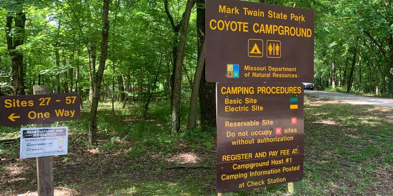Camper submitted image from Coyote Campground — Mark Twain State Park