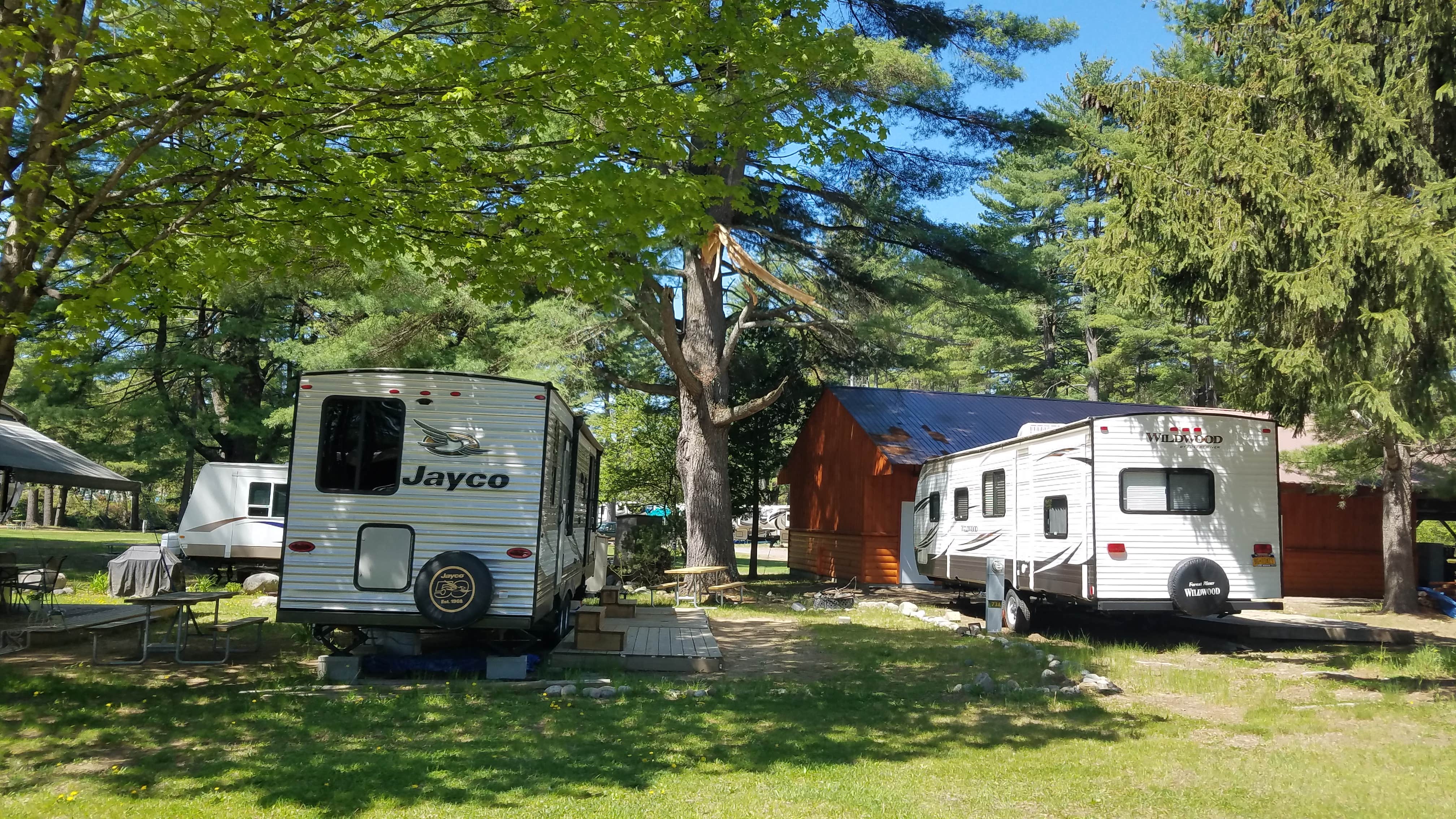 Nancy W.'s photo of rv camping at Lake George Riverview Campground near Indian Lake, NY