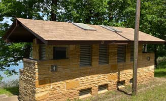 Annie C.'s photo of glamping accommodations at Cranfield Park near Norfork Lake