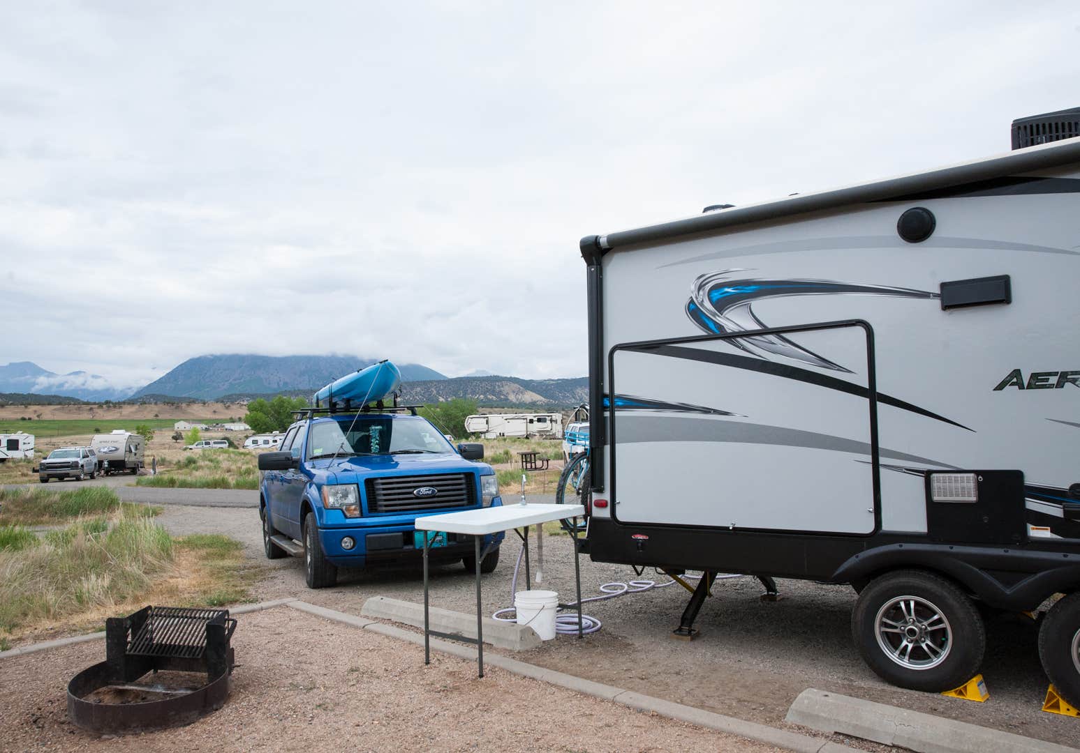 B M.'s photo of rv camping at Iron Creek Campground — Crawford State Park near Lazear, CO