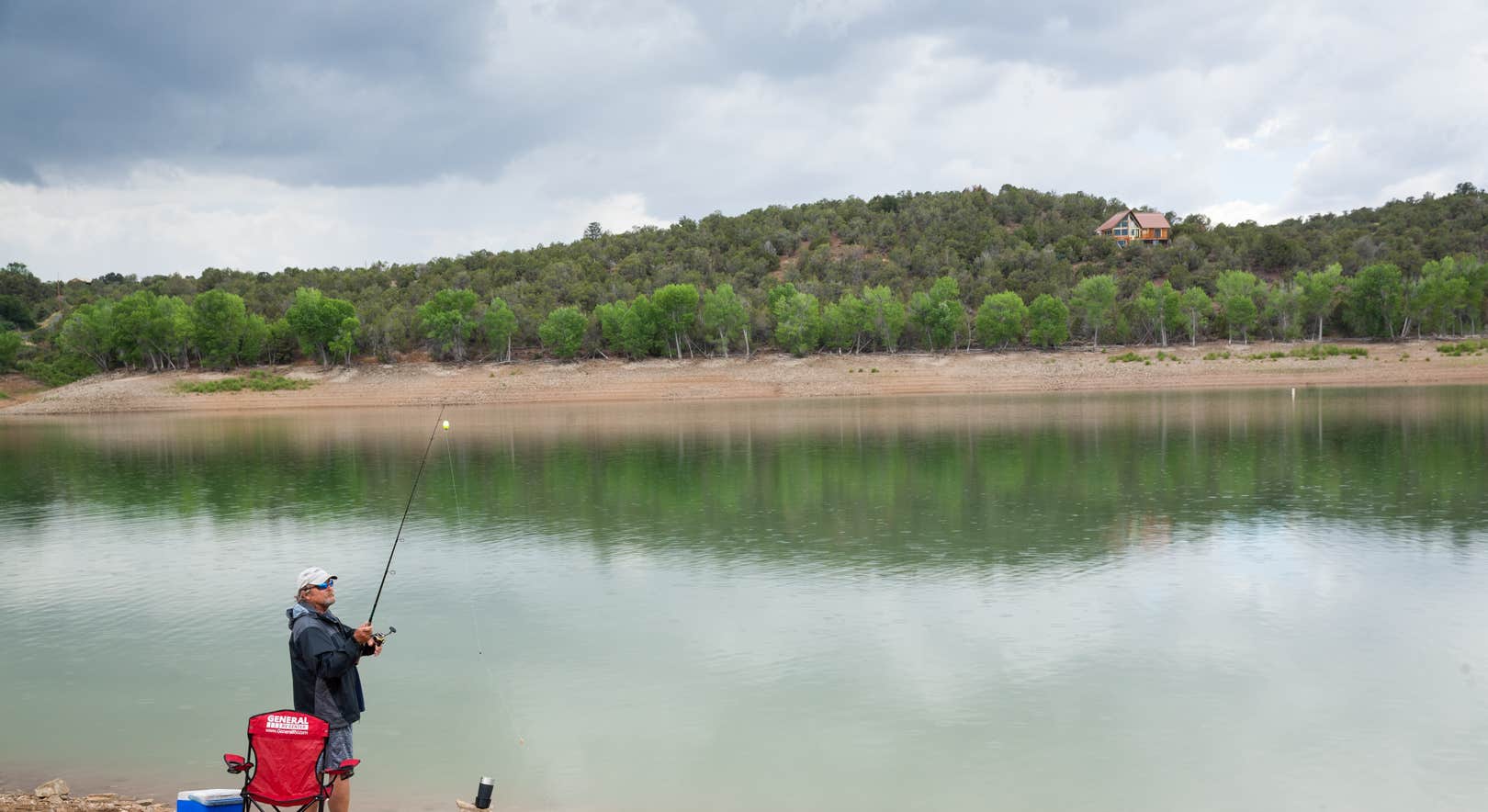 Lake Fishing near Iron Creek Campground Crawford State Park