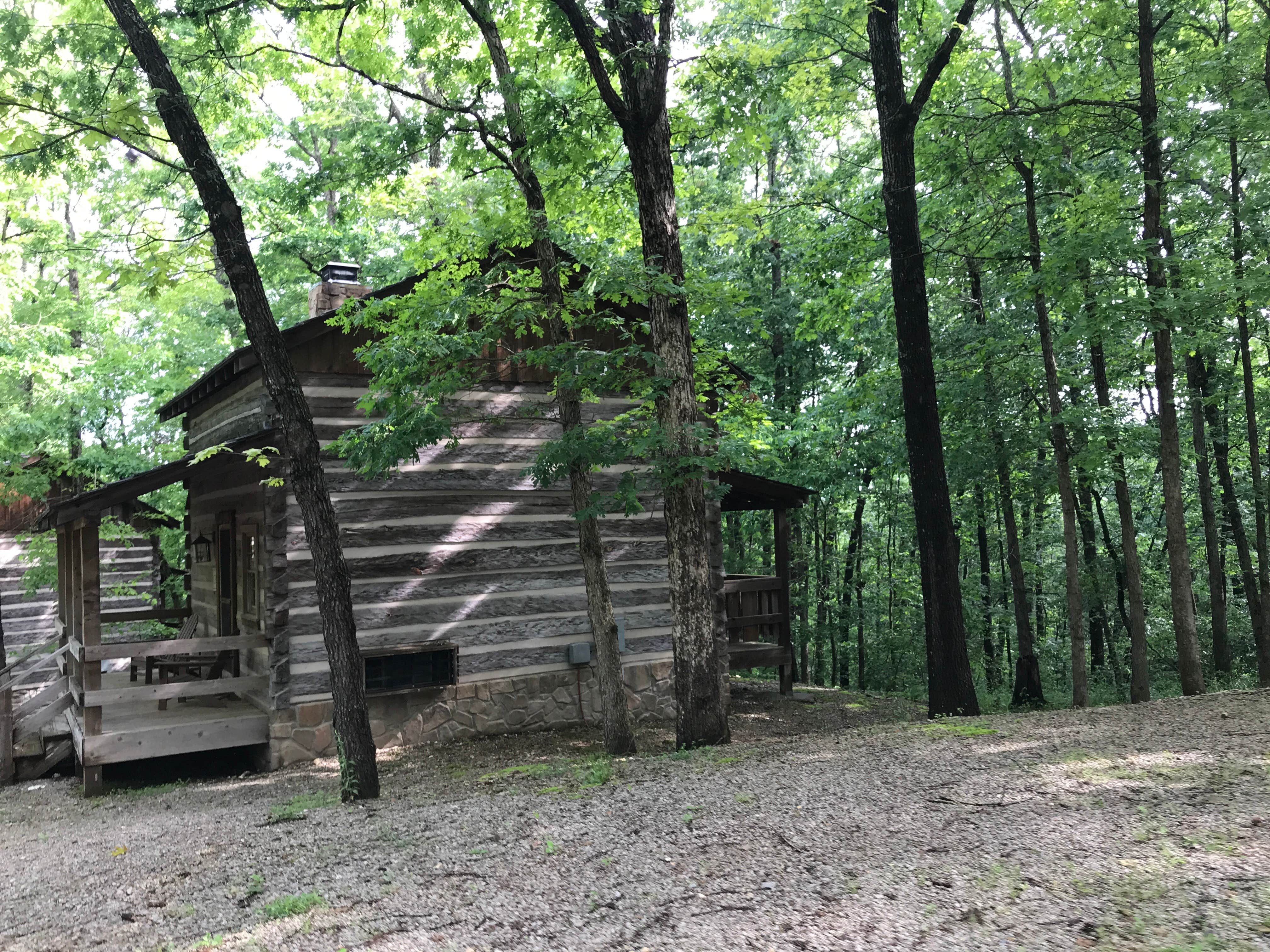 Crystal C.'s photo of glamping accommodations at Tall Pines Campground near Cassville, MO