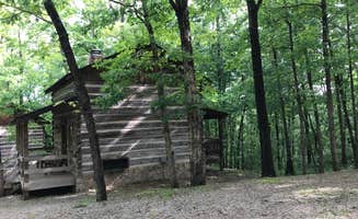 Crystal C.'s photo of a cabin at Tall Pines Campground near Theodosia, MO