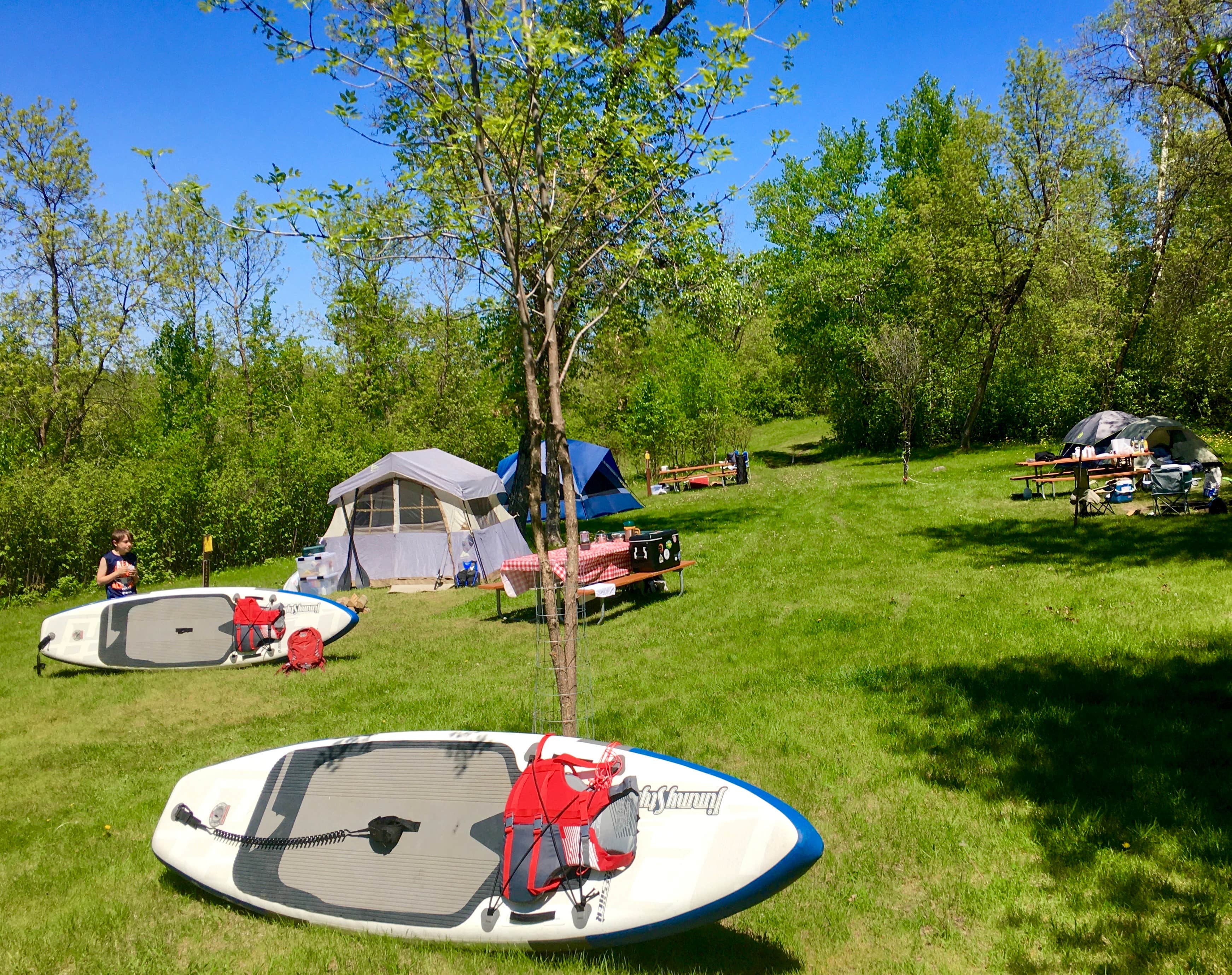 Brandi M.'s photo at Lake Metigoshe State Park Campground near International Peace Garden