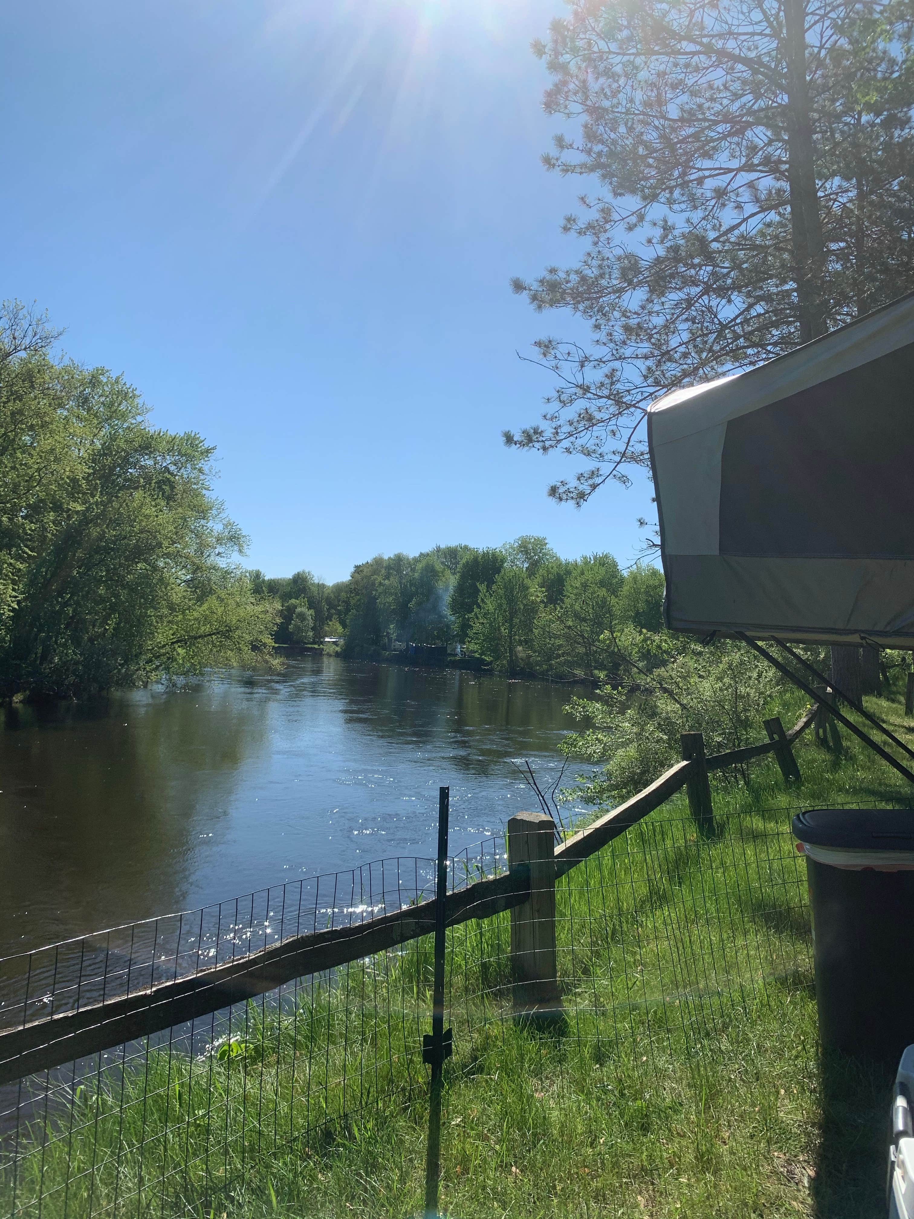 Camper-submitted photo at Salmon Run Campground & Vic's Canoes near Sparta, MI