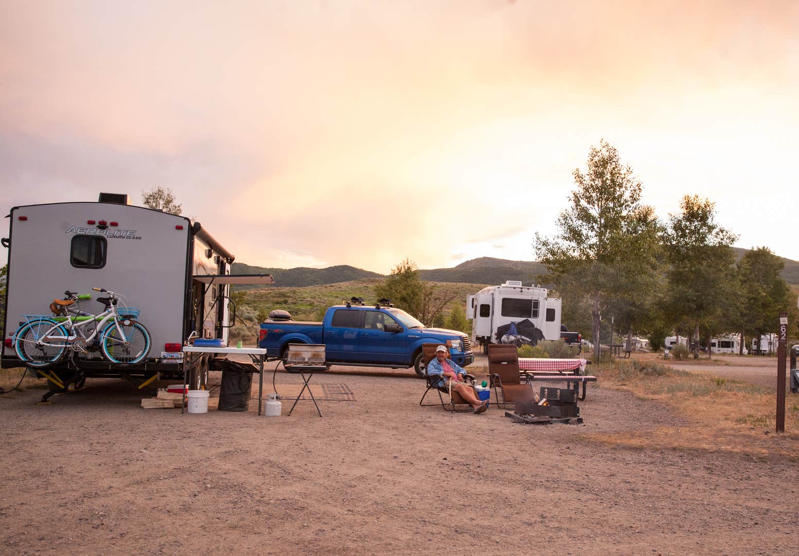 B M.'s photo of rv camping at Stagecoach State Park Campground near Yampa, CO