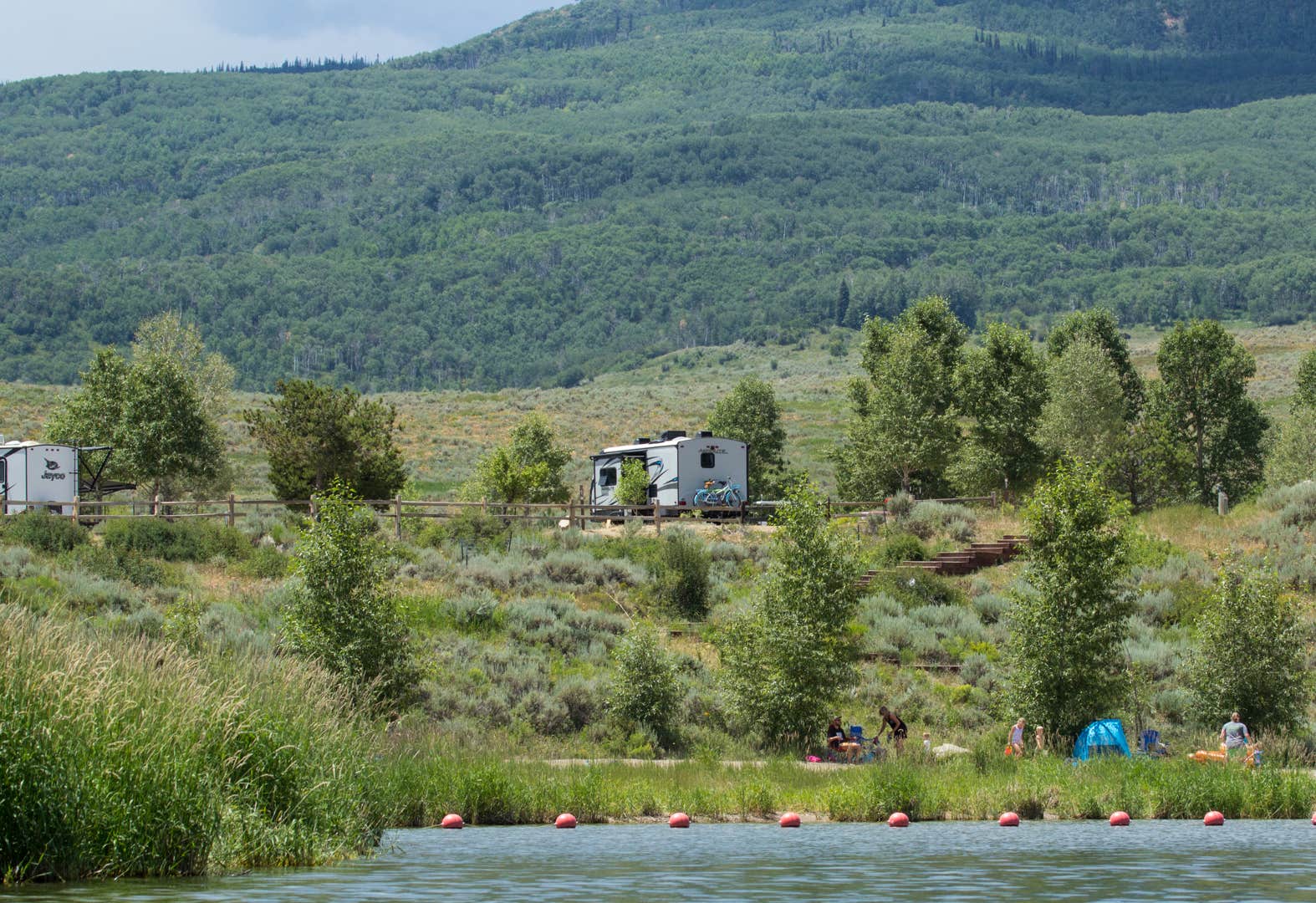 B M.'s photo of rv camping at Stagecoach State Park Campground near Yampa, CO