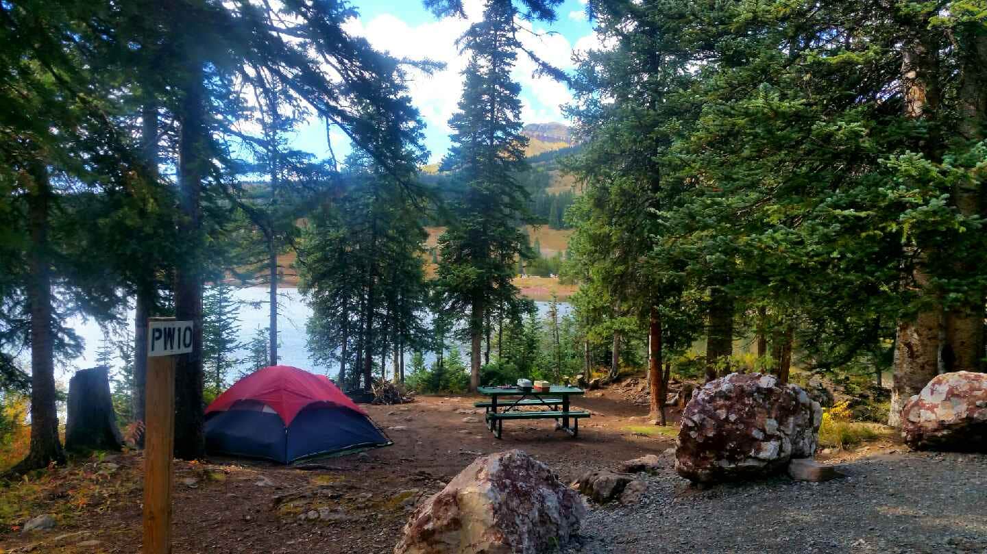 Little molas lake campground top