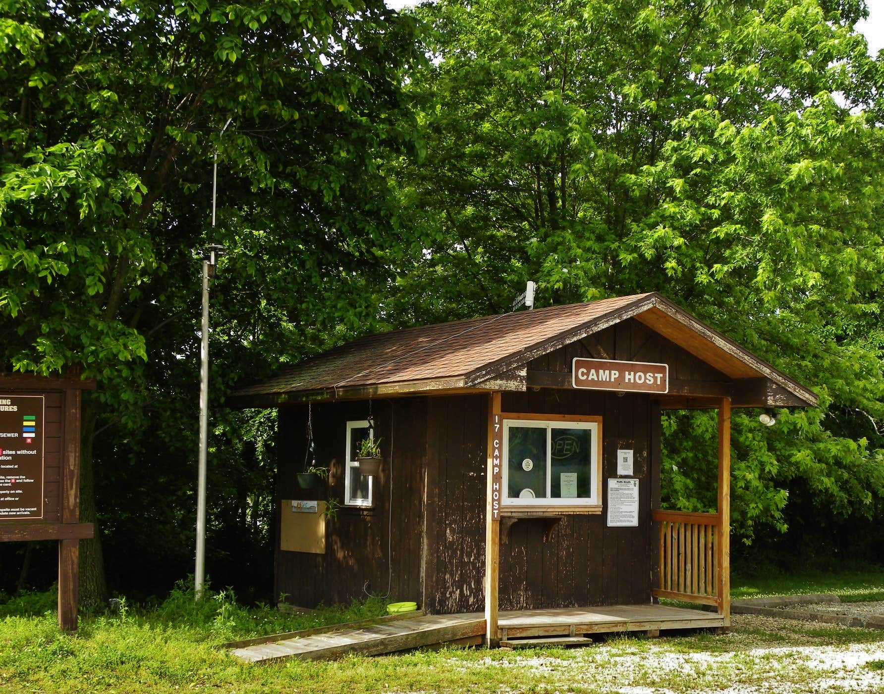 Myron C.'s photo of a cabin at Prairie Clover Campground — Clinton State Park near Olathe, KS