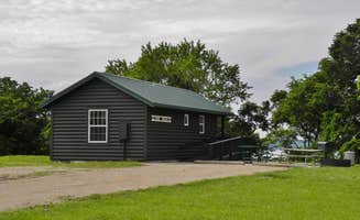Myron C.'s photo of a cabin at Prairie Clover Campground — Clinton State Park near Atchison, KS