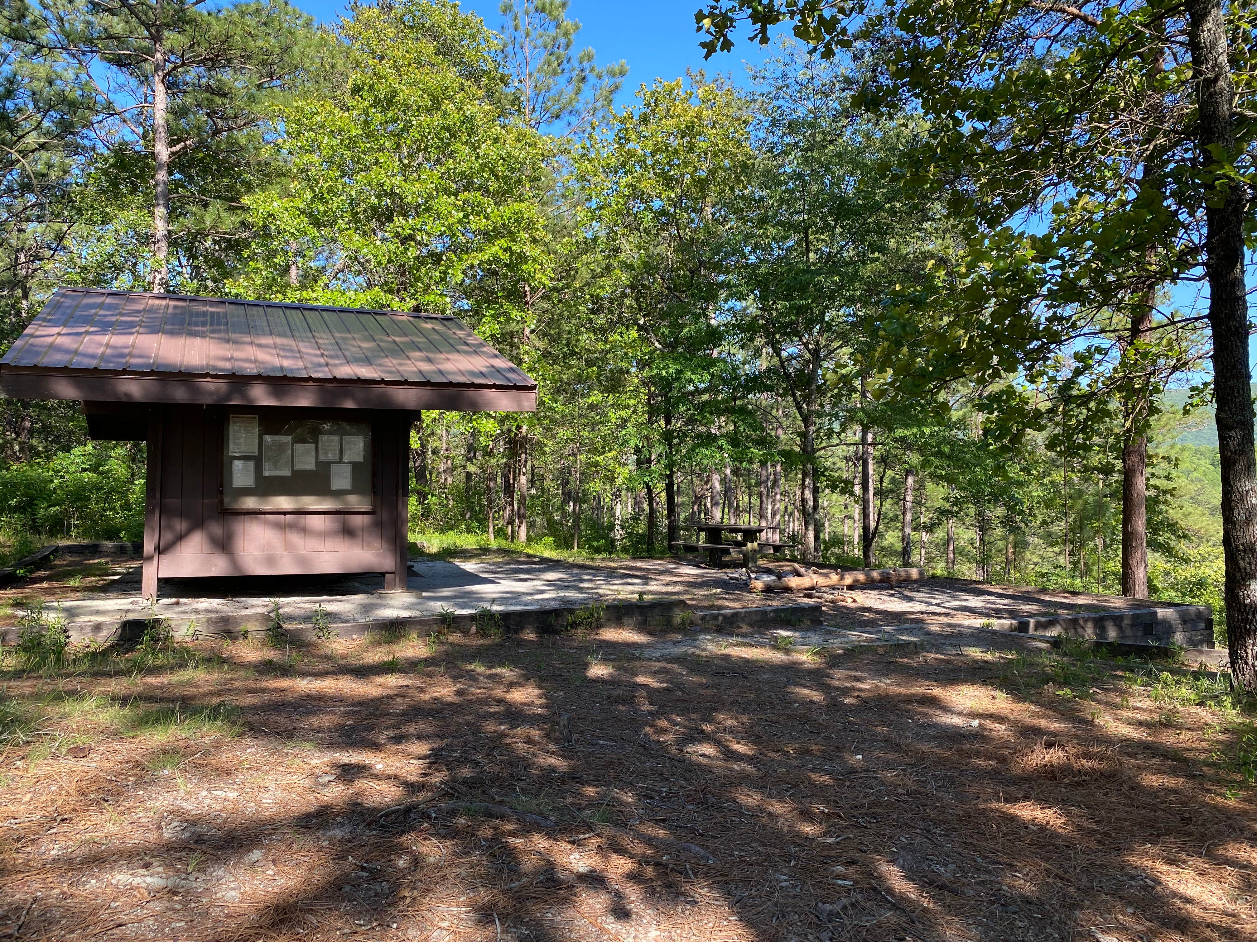 Camper-submitted photo at Cheaha Falls Shelter near Weaver, AL