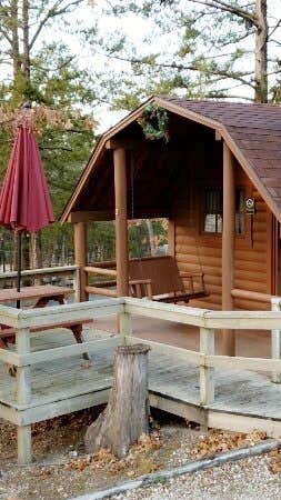 Crystal C.'s photo of glamping accommodations at Branson Musicland Kampground near Forsyth, MO