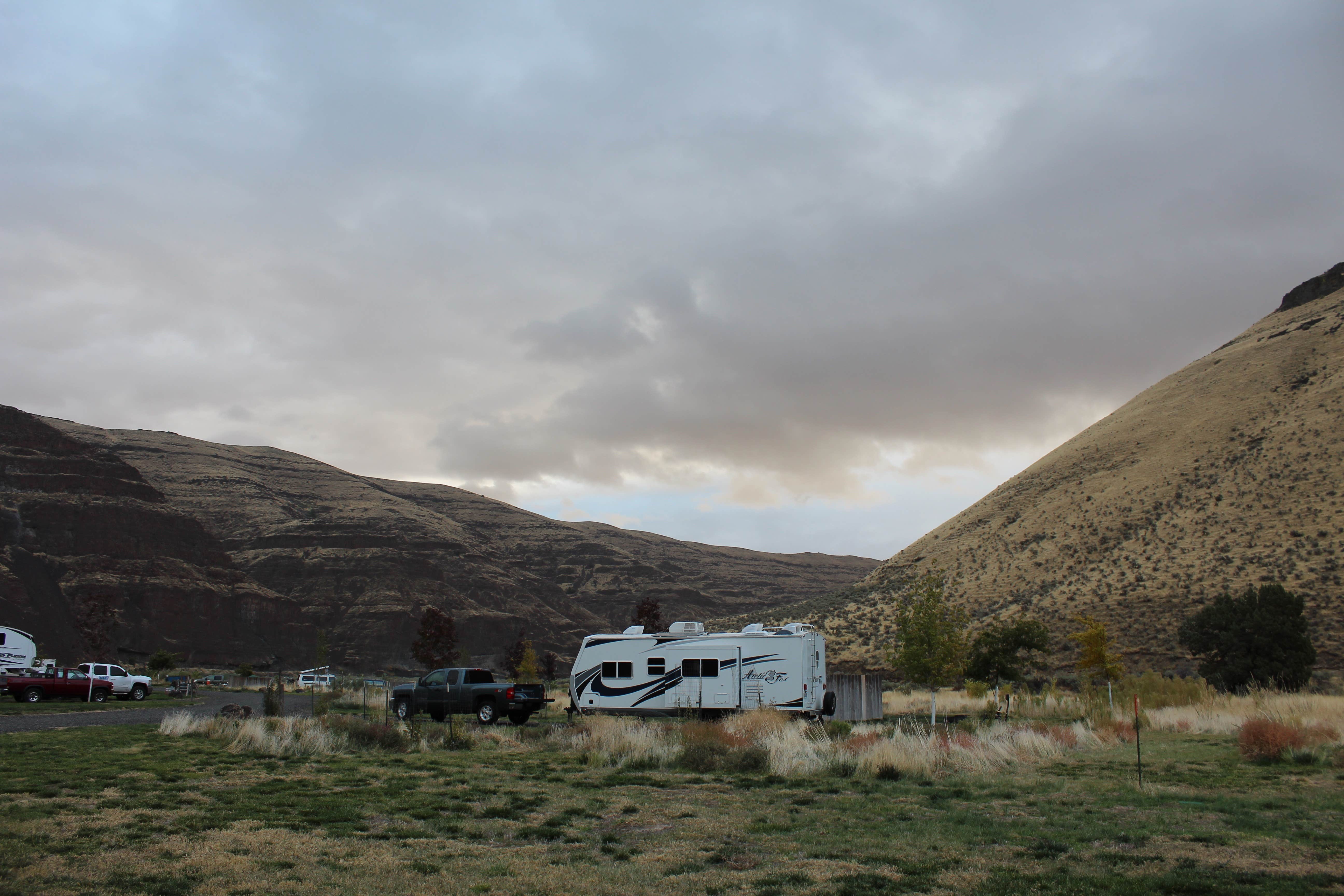 Jill R.'s photo of rv camping at Lone Tree Campground — Cottonwood Canyon State Park near Condon, OR