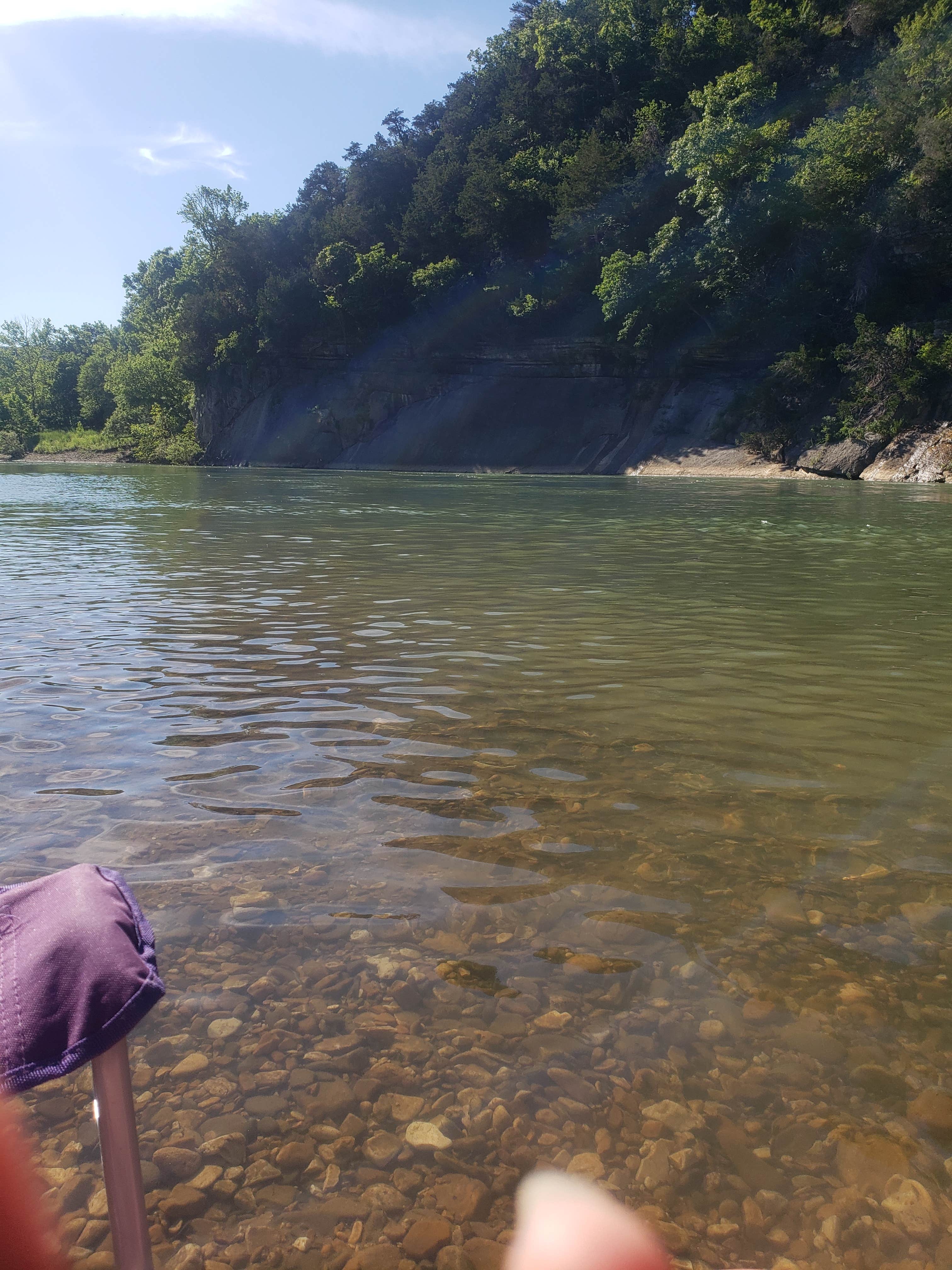 Camper-submitted photo at Shine Eye Gravel Bar — Buffalo National River near Leslie, AR