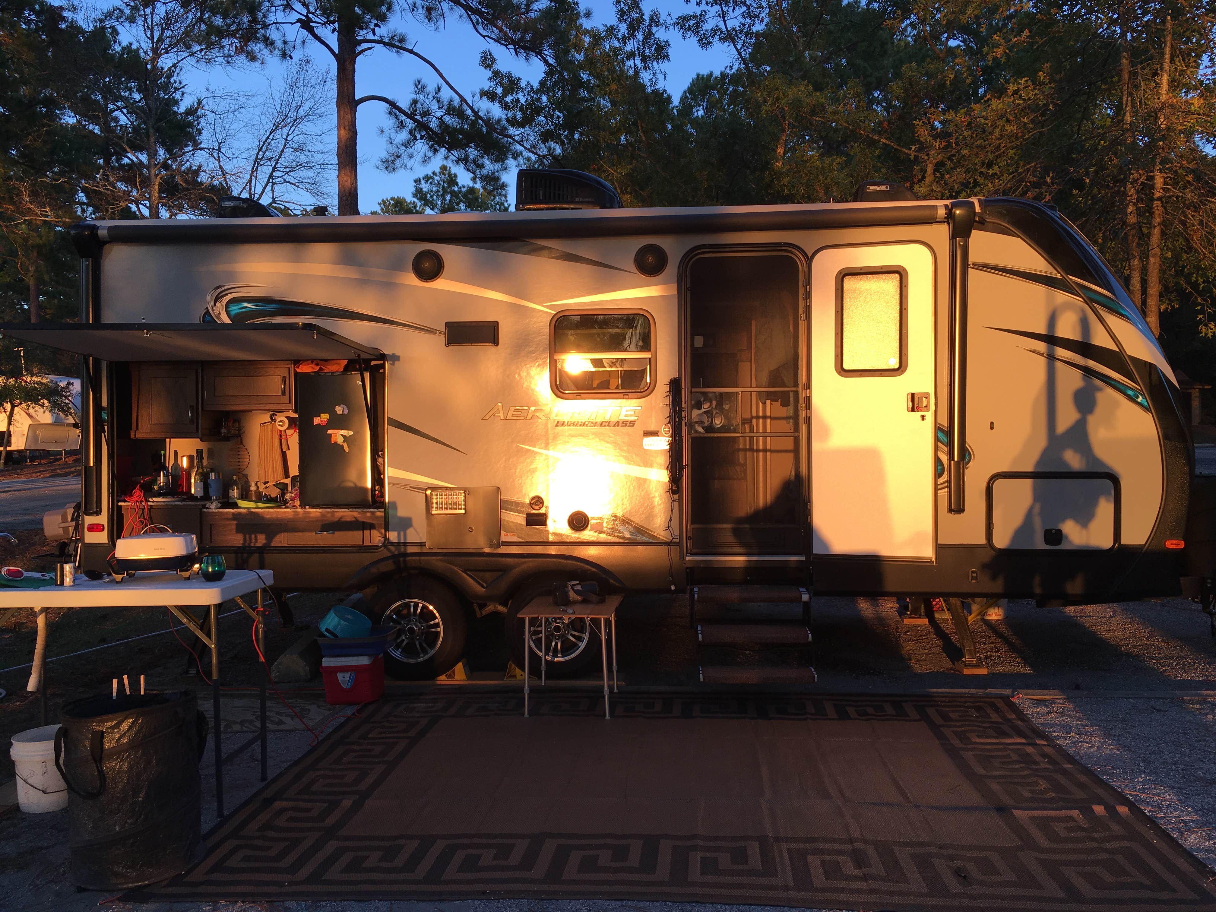 B M.'s photo of rv camping at Cotton Hill near Walter F. George Lake