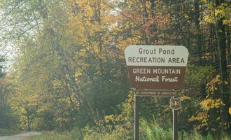 Camping near Grateful Acres Vermont: Grout Pond Recreation Area, Sunderland, Vermont
