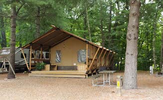 Jean C.'s photo of a cabin at Lincoln / Woodstock KOA near Benton, NH