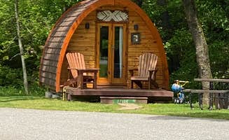 Annie C.'s photo of glamping accommodations at Blowing Springs RV Park & Campsites near Bentonville, AR