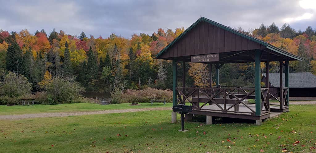 Jean C.'s photo of glamping accommodations at Mollidgewock State Park Campground near Eustis, ME