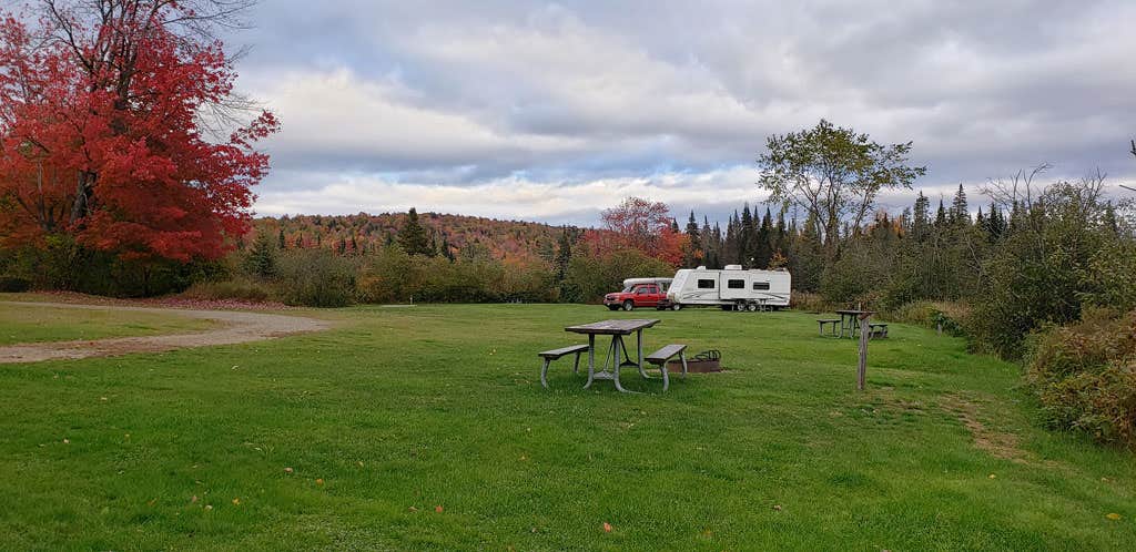 Jean C.'s photo of rv camping at Mollidgewock State Park Campground near Rangeley, ME