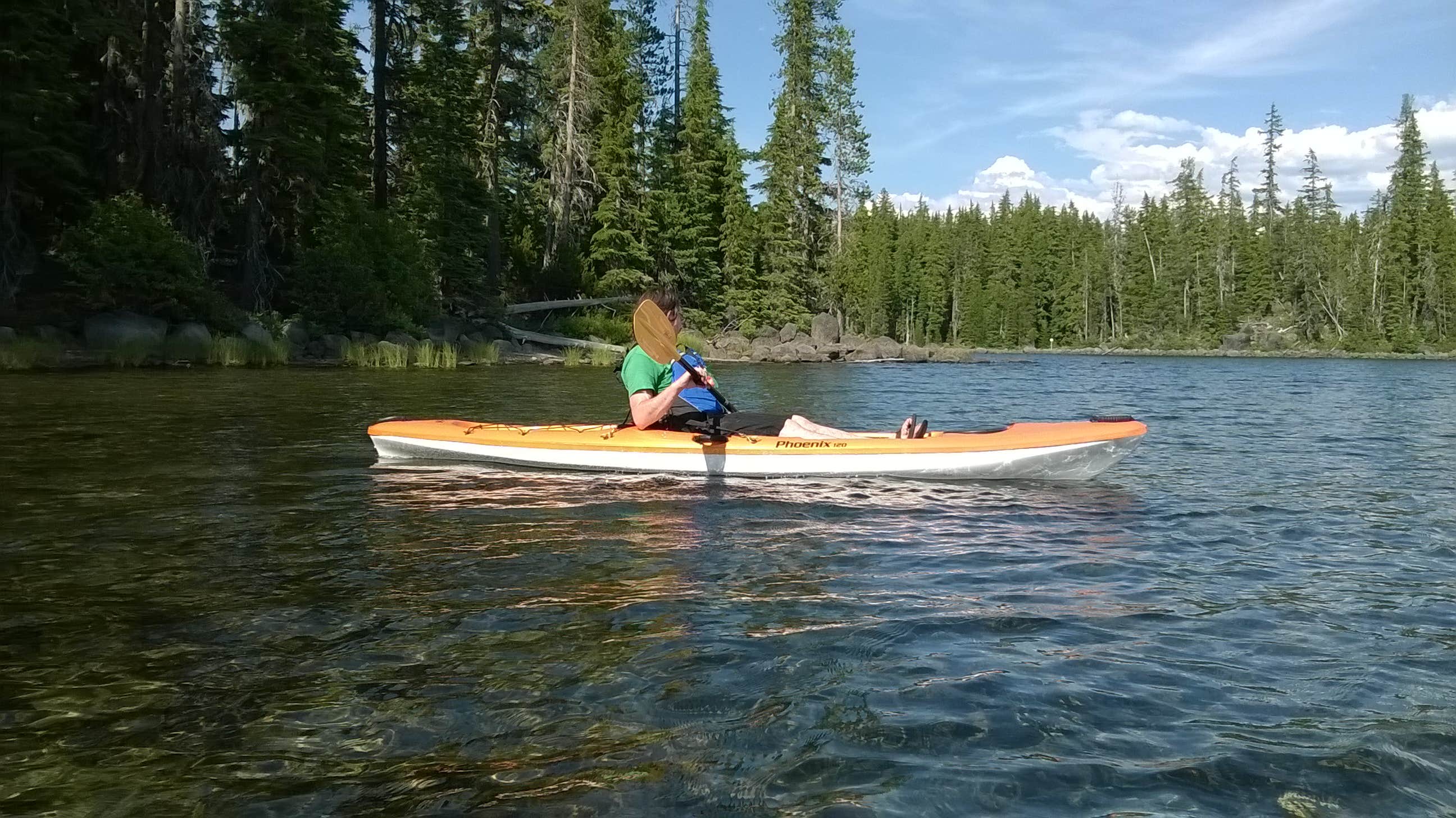 Camper-submitted photo at North Waldo Lake near Fall Creek Lake