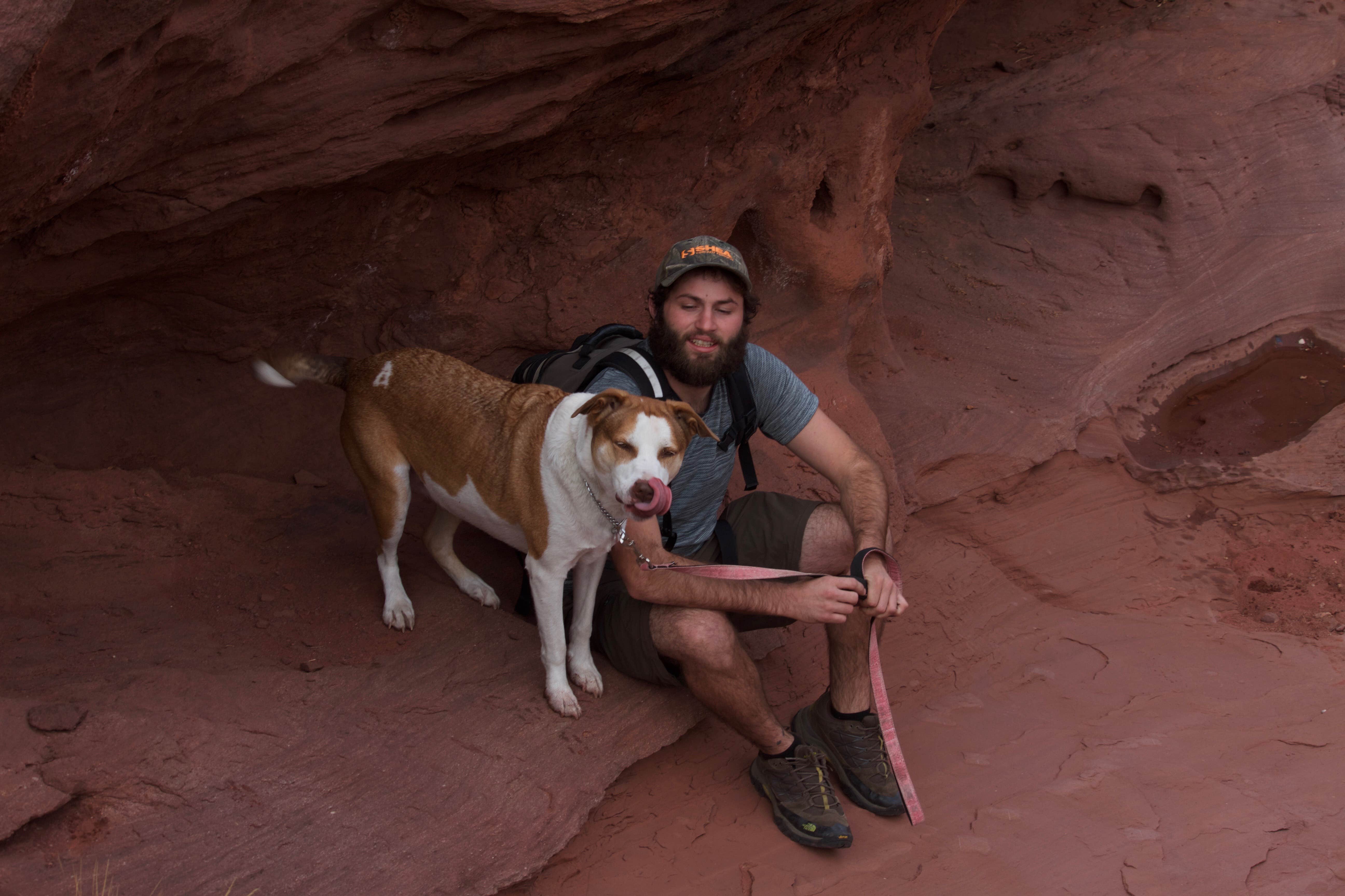 Daniel S.'s photo of camping with pets at Castleton Tower in Utah