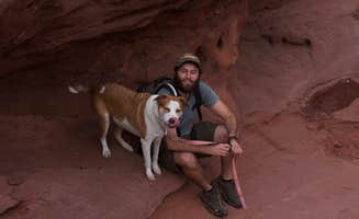 Daniel S.'s photo of camping with pets at Castleton Tower in Utah