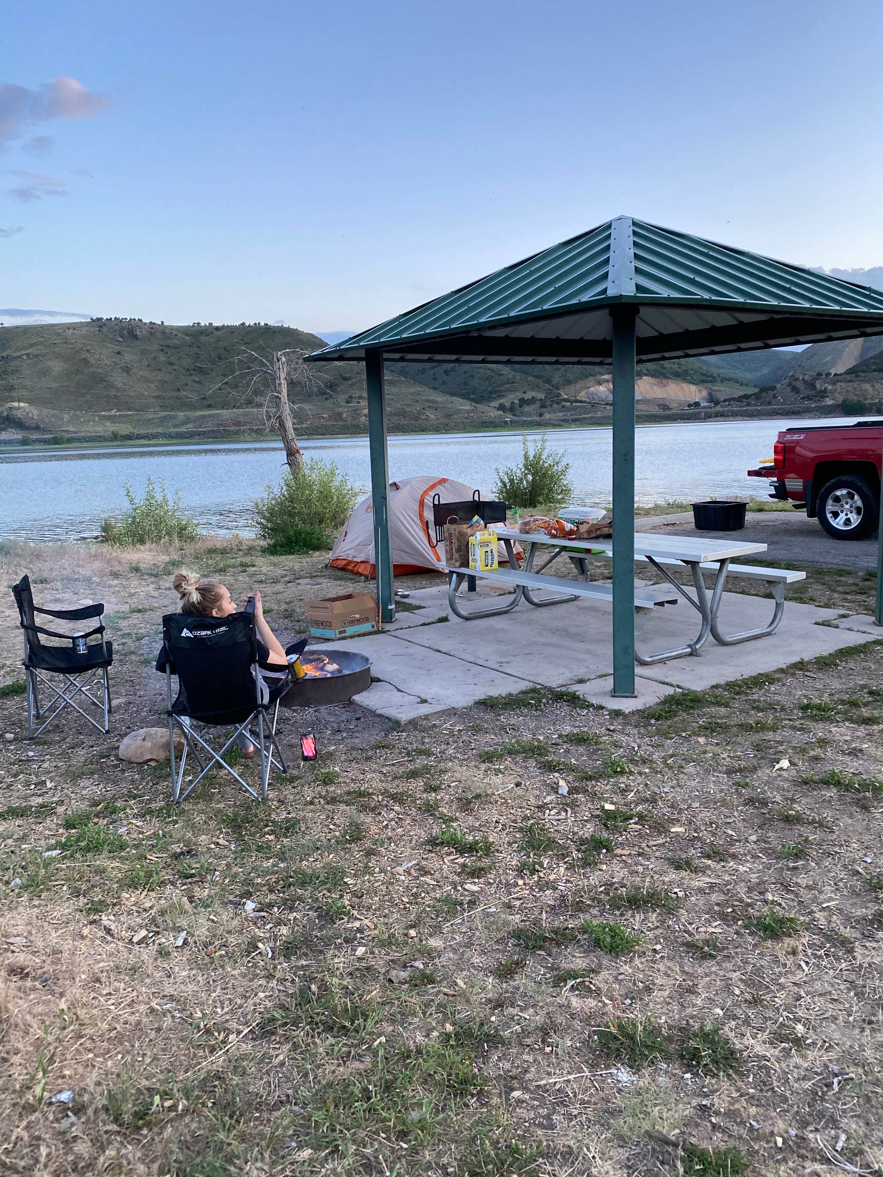 Camper-submitted photo at Twin Coves — Rockport State Park near Evanston, WY