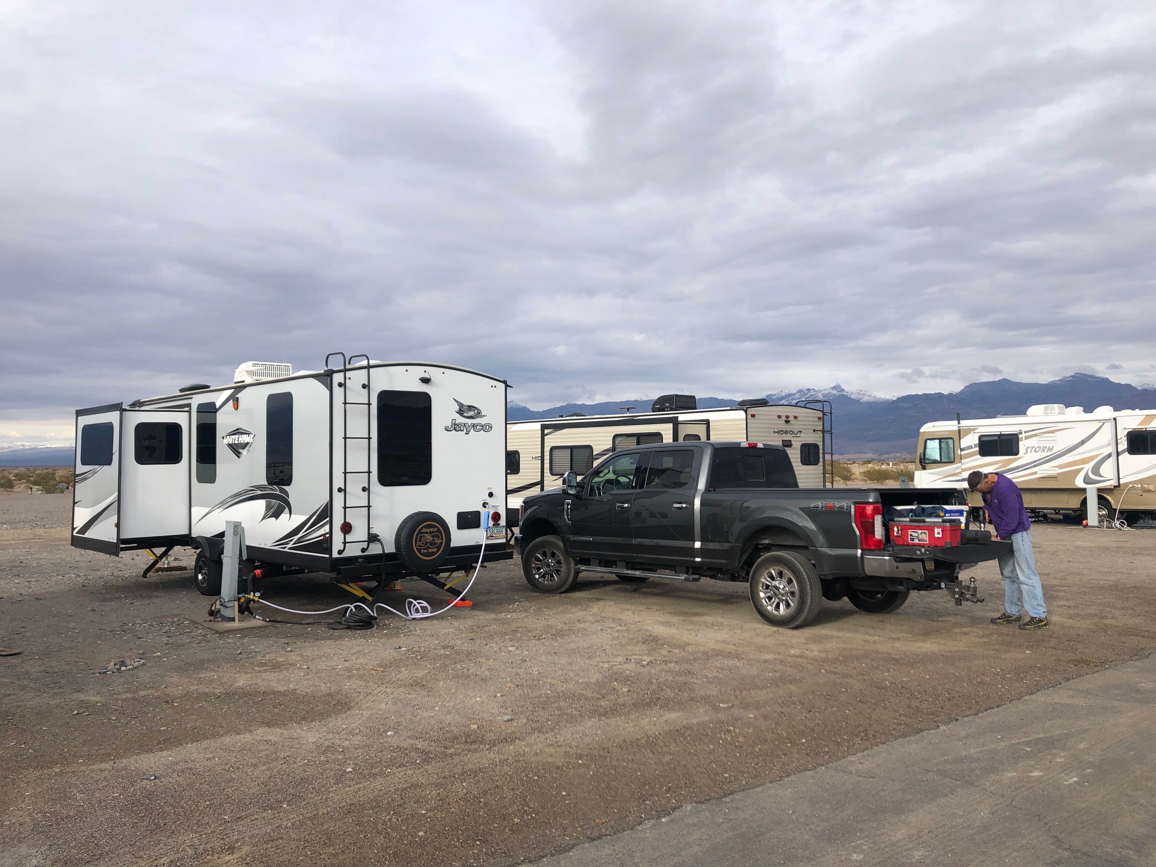 Marnie G.'s photo of rv camping at Stovepipe Wells Campground — Death Valley National Park near Death Valley National Park