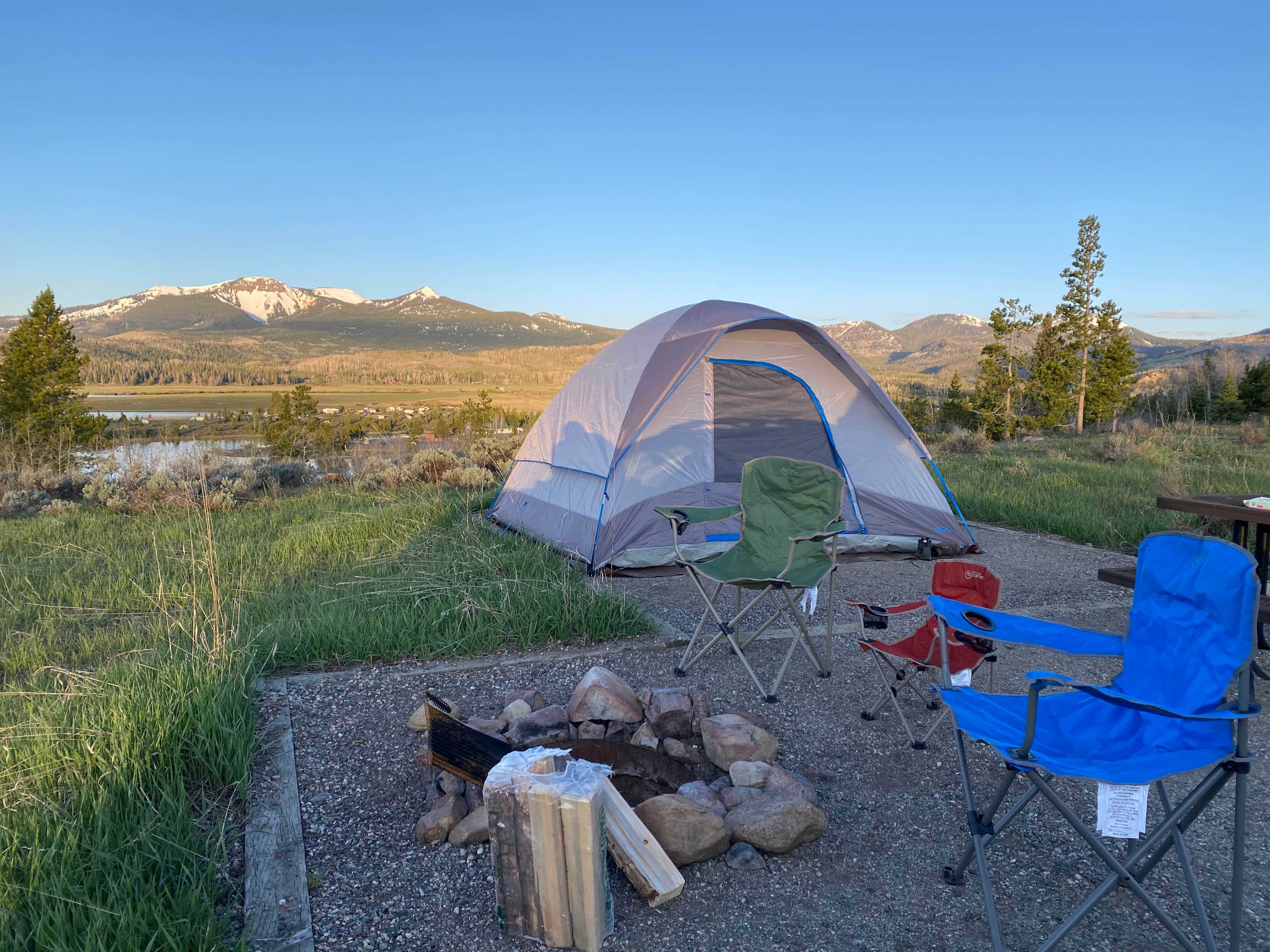 Camper-submitted photo at Sunrise Vista Campground — Steamboat Lake State Park near Slater, CO
