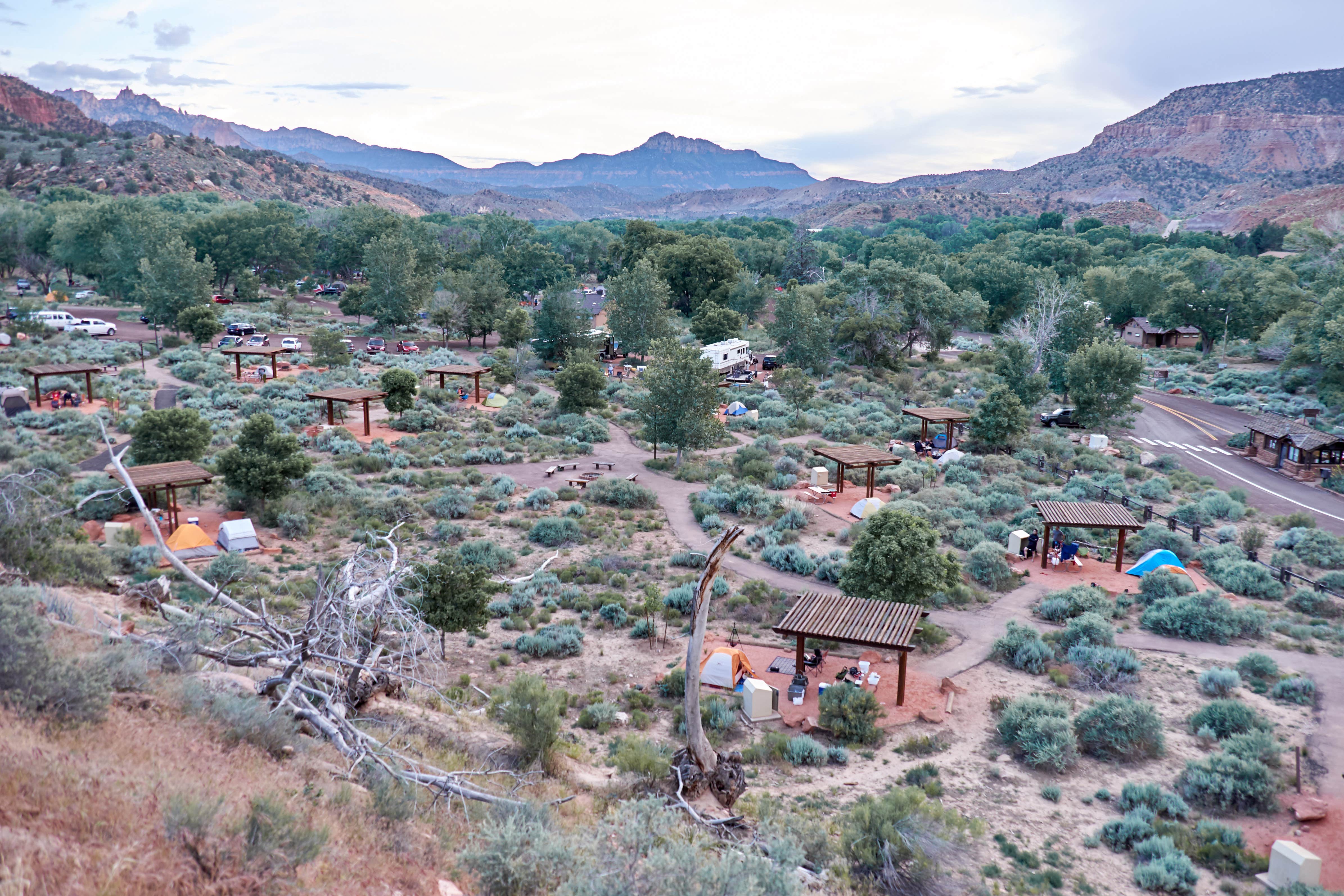 Watchman sales campground zion