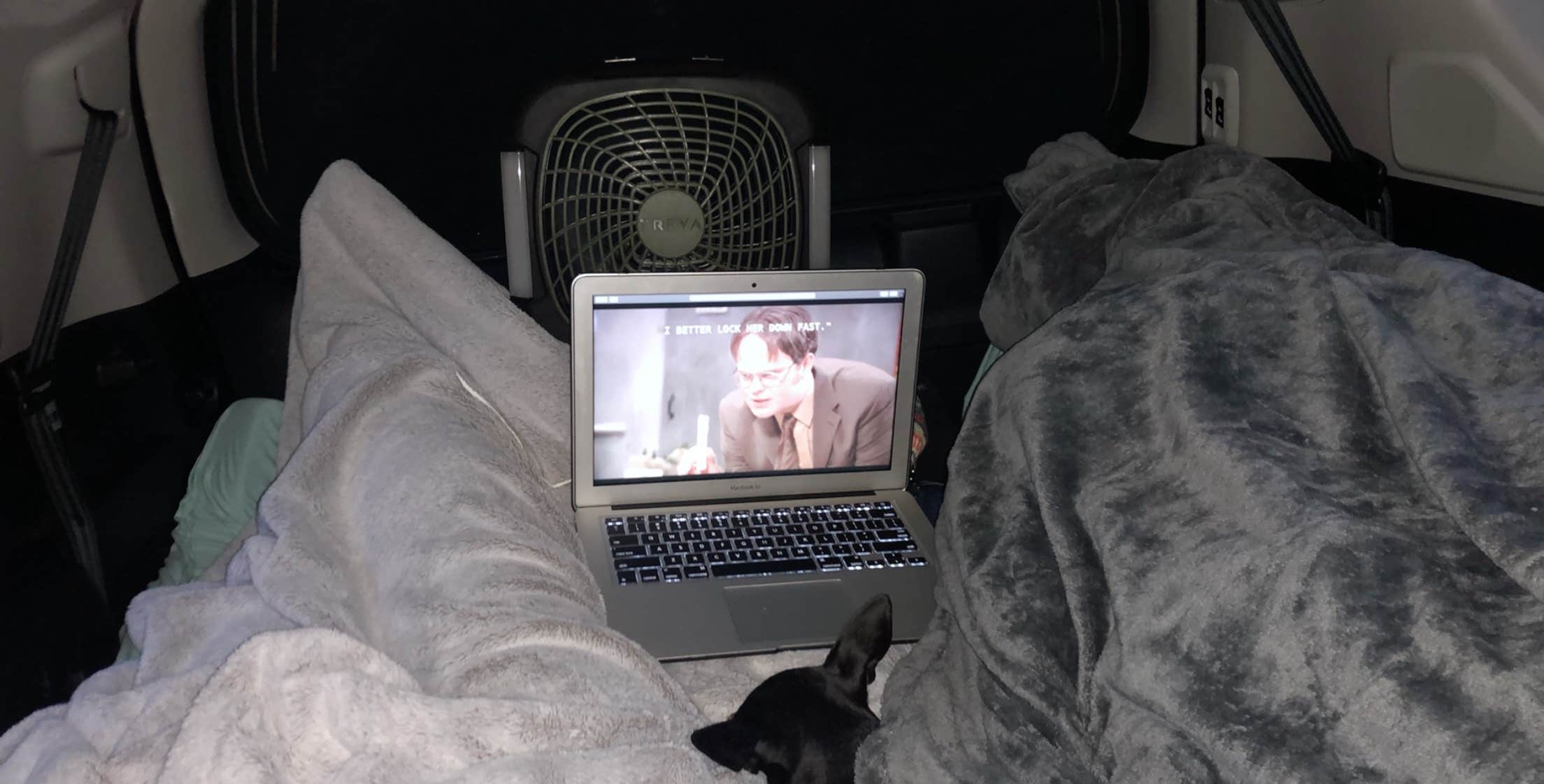 Courtney T.'s photo of camping with pets at Yellowstone Park-Mountainside KOA near West Yellowstone, MT