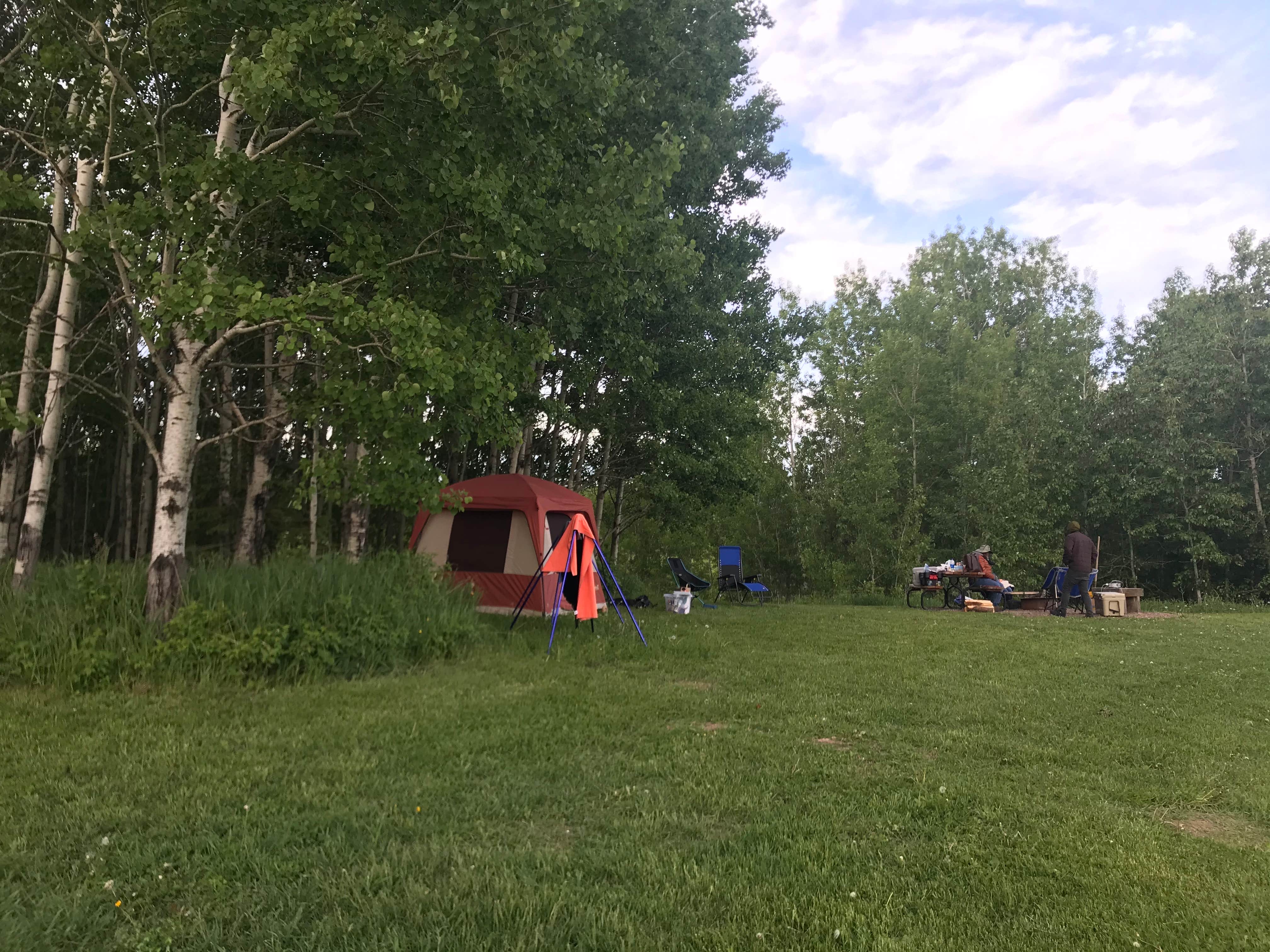 Krista T.'s photo of tent camping at Hungry Hippie Campground near Lutsen, MN