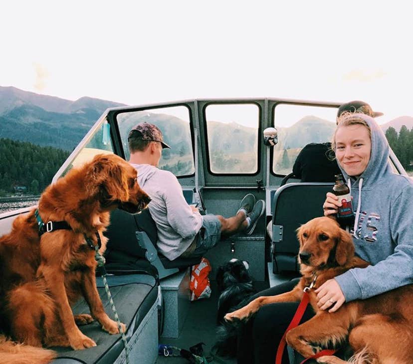Blake F.'s photo of camping with pets at Wallowa Lake State Park Campground near Joseph, OR
