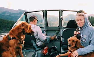 Blake F.'s photo of camping with pets at Wallowa Lake State Park Campground near Wallowa-Whitman National Forest