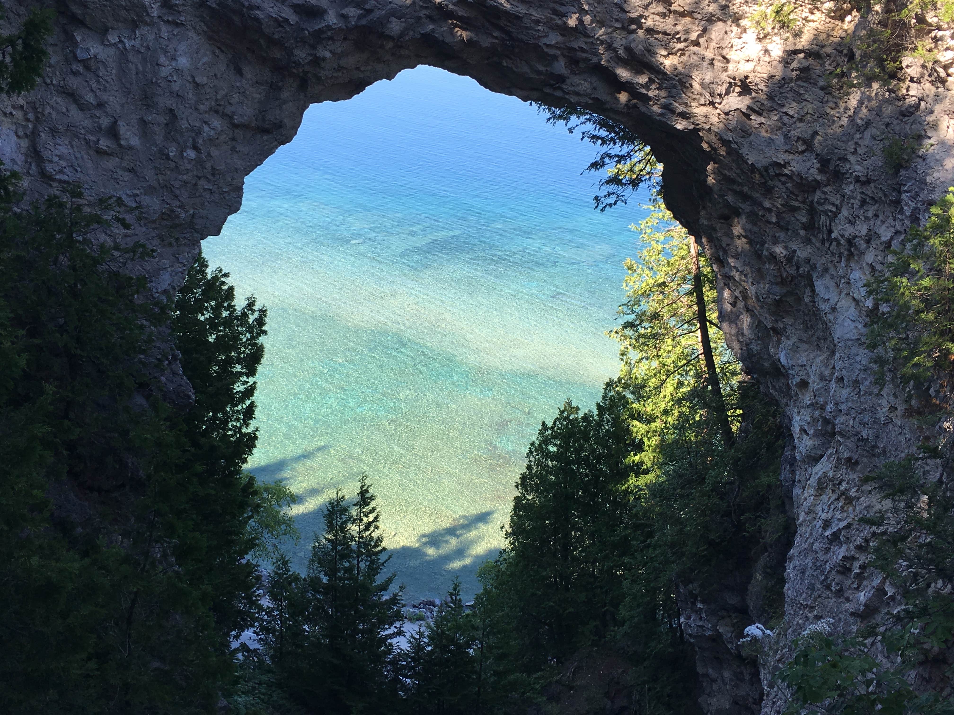 Camper submitted image from Castle Rock Lakefront Mackinac Trail Campground - 2