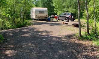 Camping near Whiteface Reservoir: West Two River, Eveleth, Minnesota