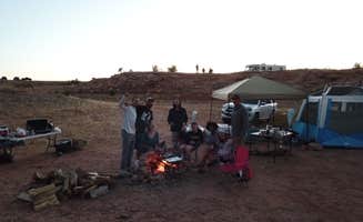 Isabelle K.'s photo of tent camping at Stanton Creek Primitive Campground — Glen Canyon National Recreation Area near Monument Valley, AZ