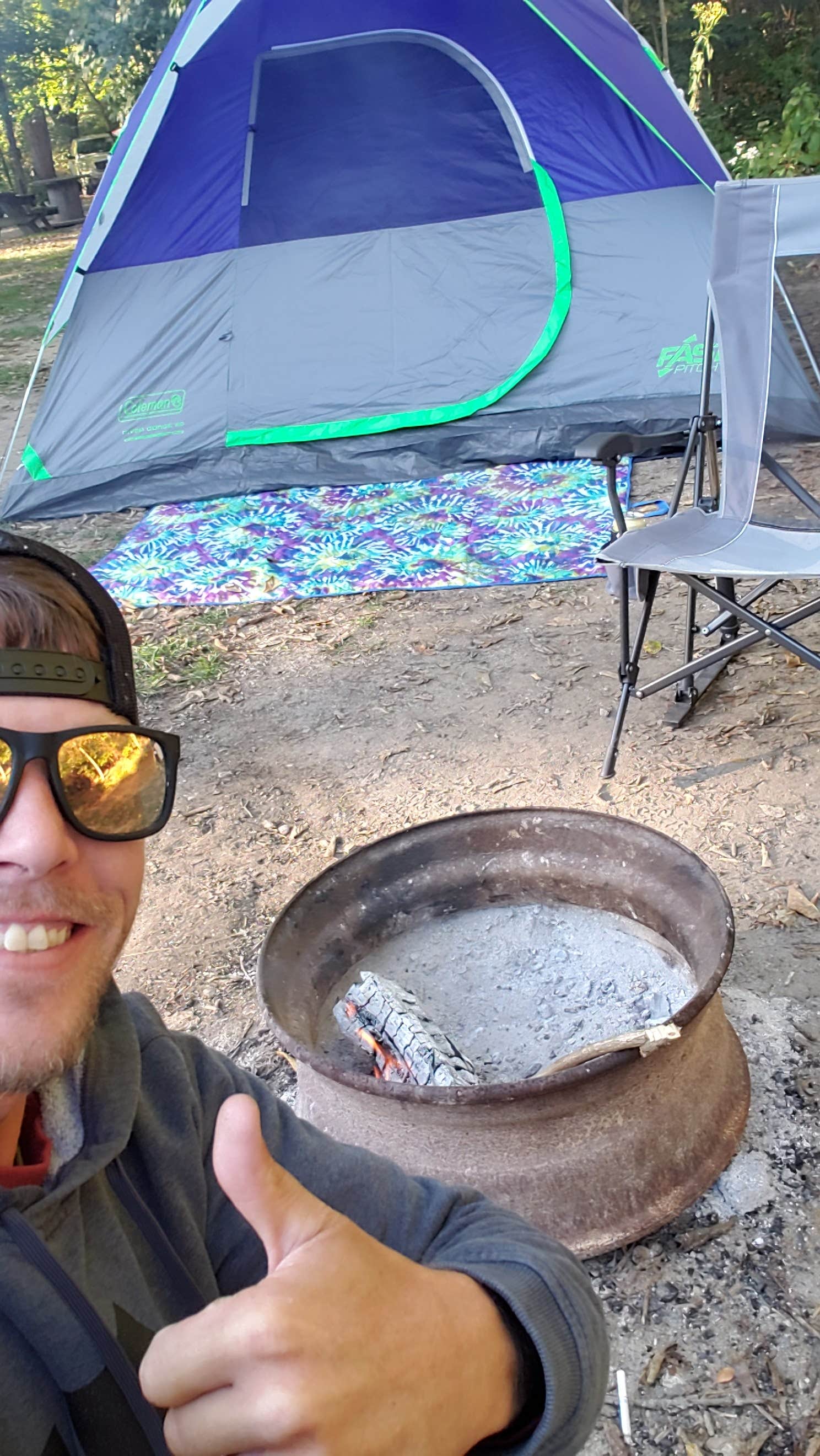 Camper-submitted photo at Sugar Creek Campground near Crawfordsville, IN