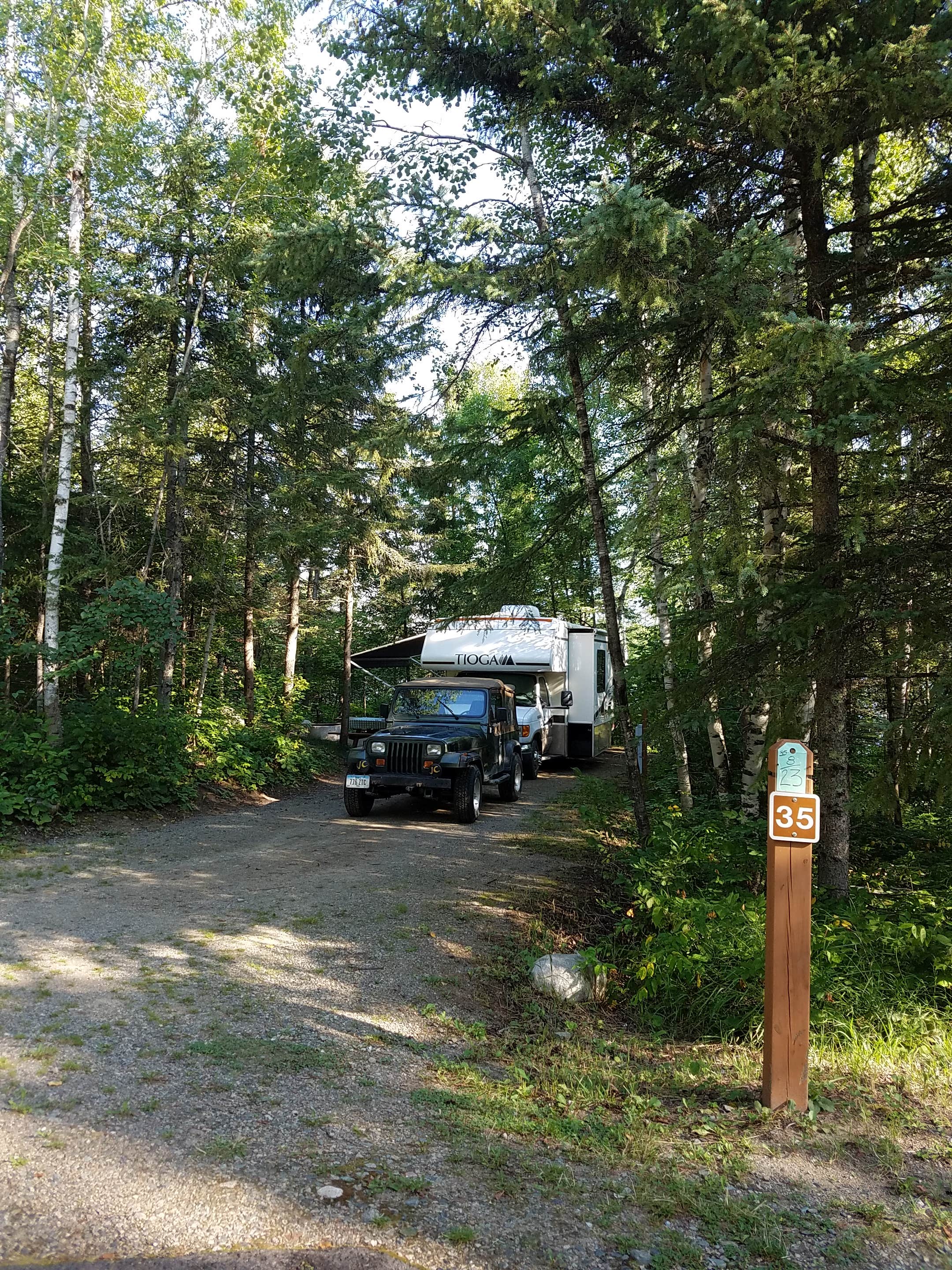 Nancy W.'s photo of rv camping at Superior National Forest Fall Lake Campground near Tower, MN