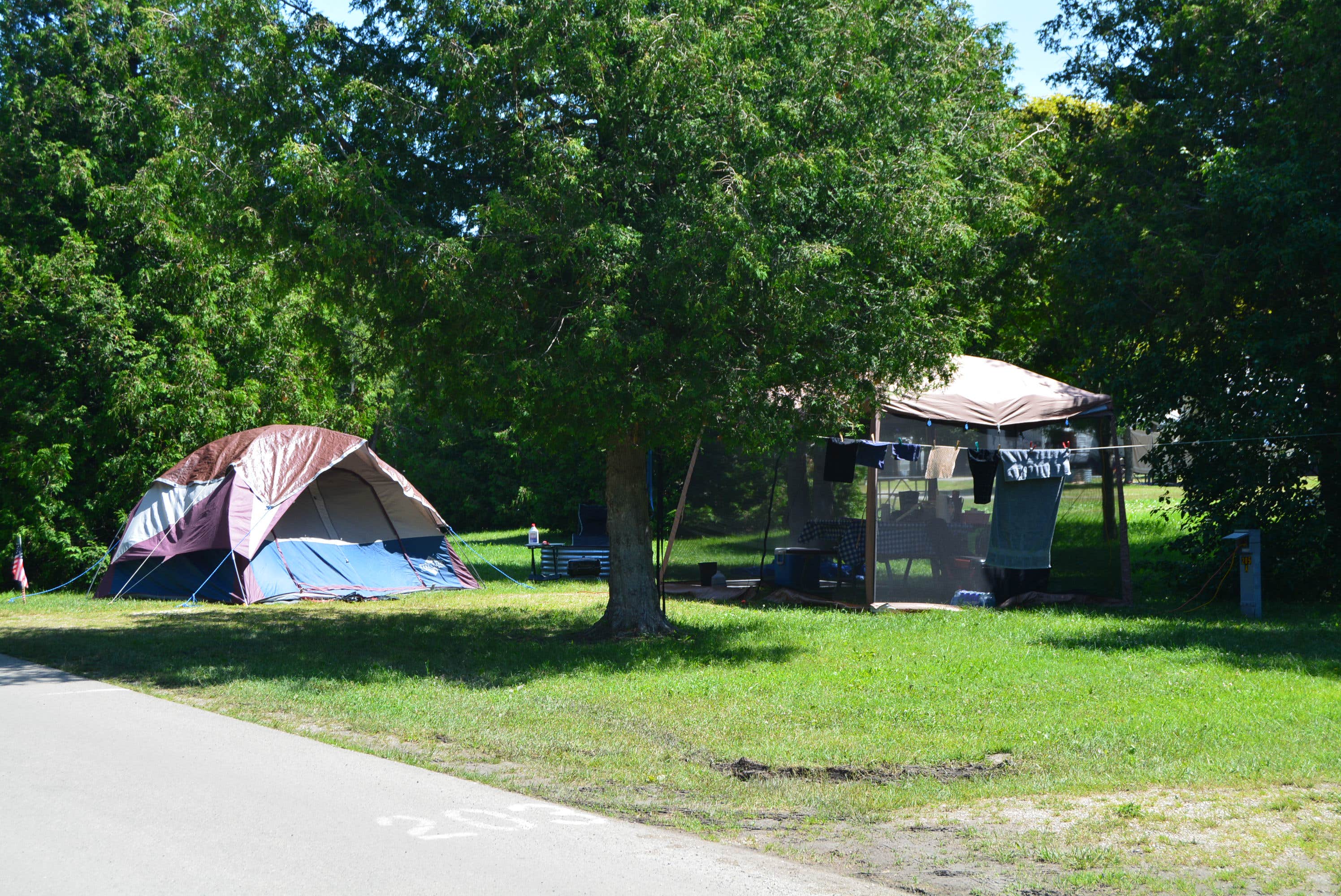 Camper-submitted photo at Straits State Park Campground in Michigan