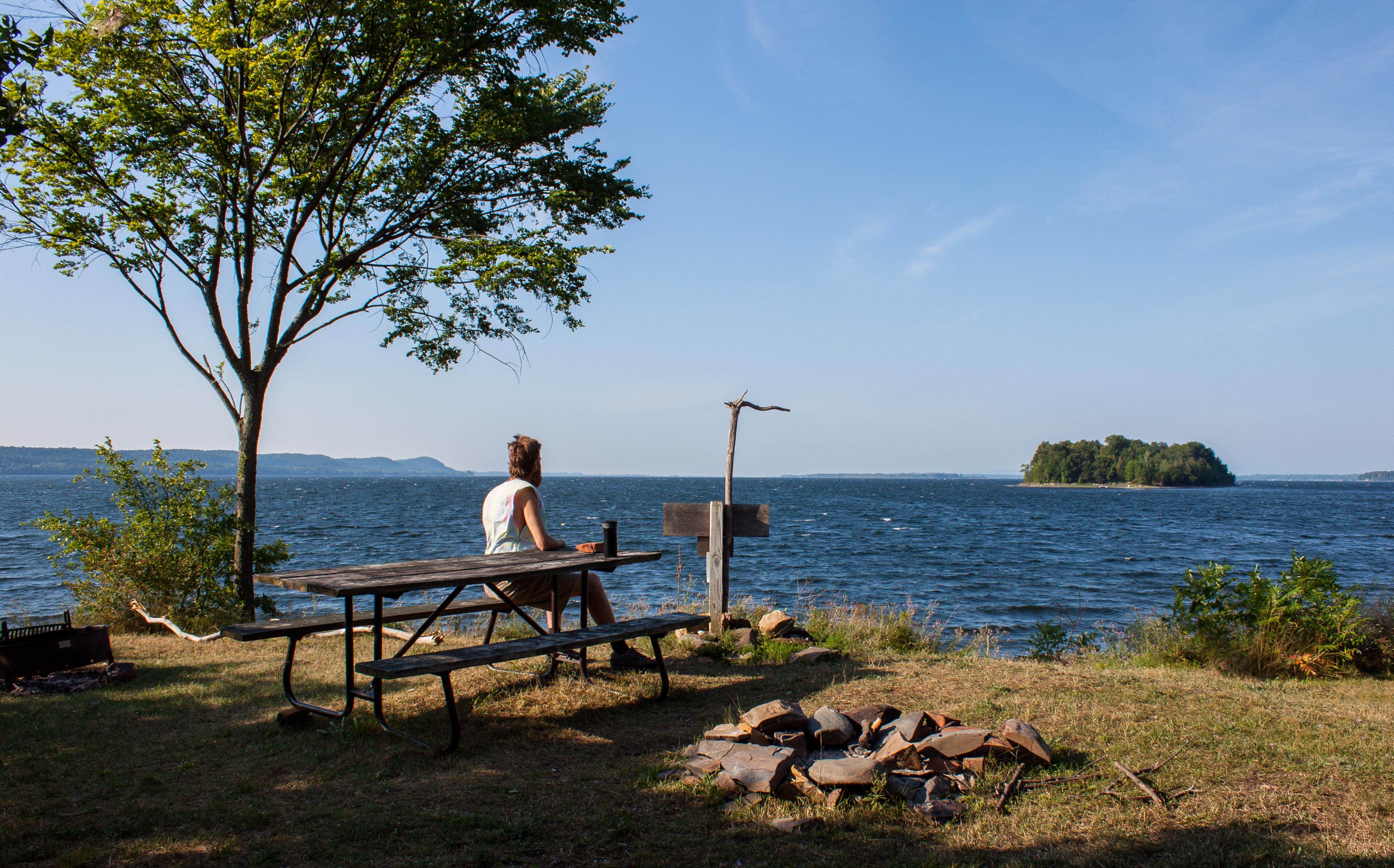 Camper submitted image from Burton Island State Park Campground - 5