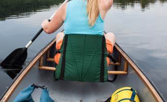 Tara S.'s photo of camping with pets at Green River Reservoir State Park Campground near Eden Mills, VT
