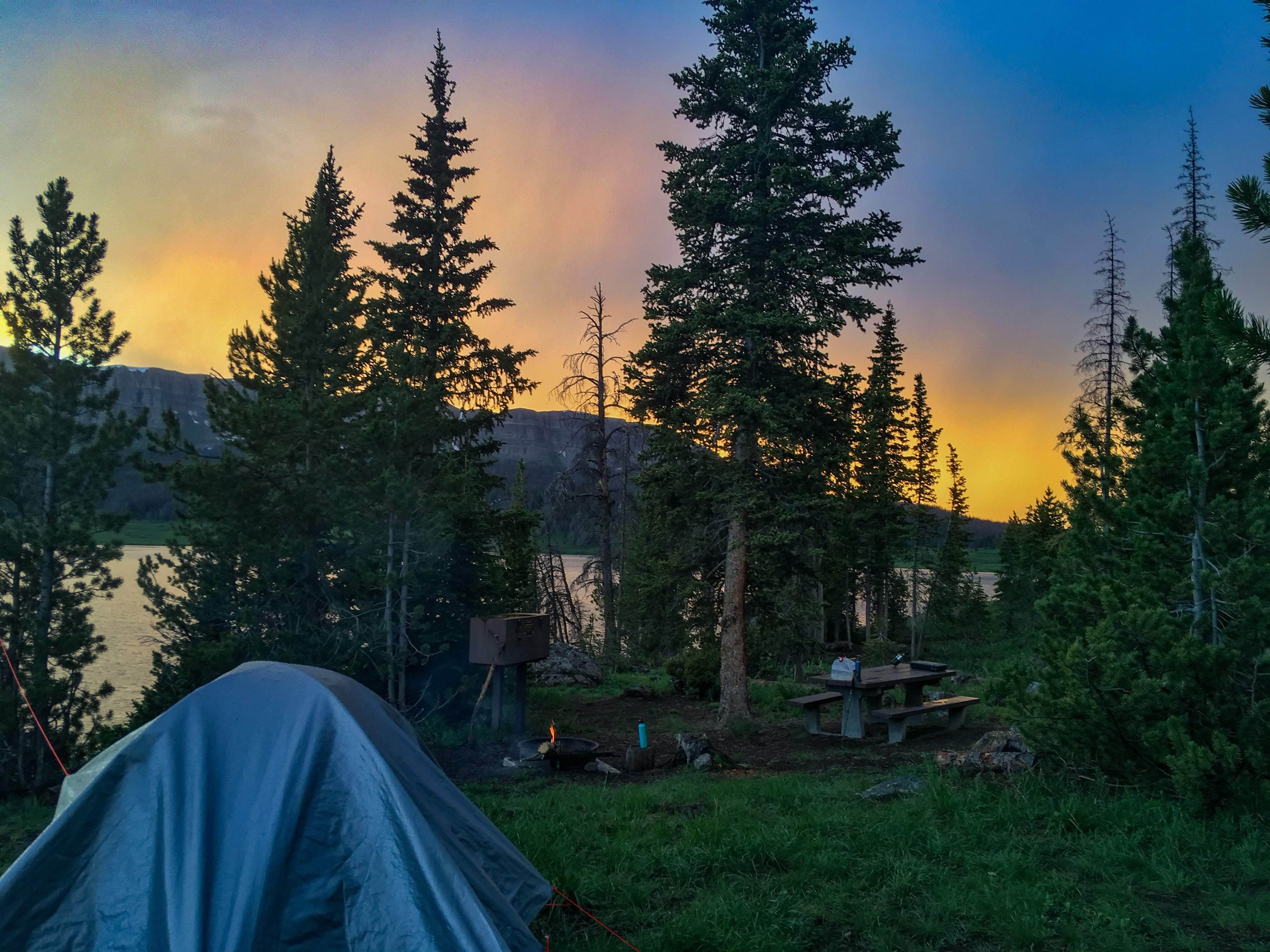 Tara S.'s photo at Pinnacles Campground - Brooks Lake near Shoshone National Forest
