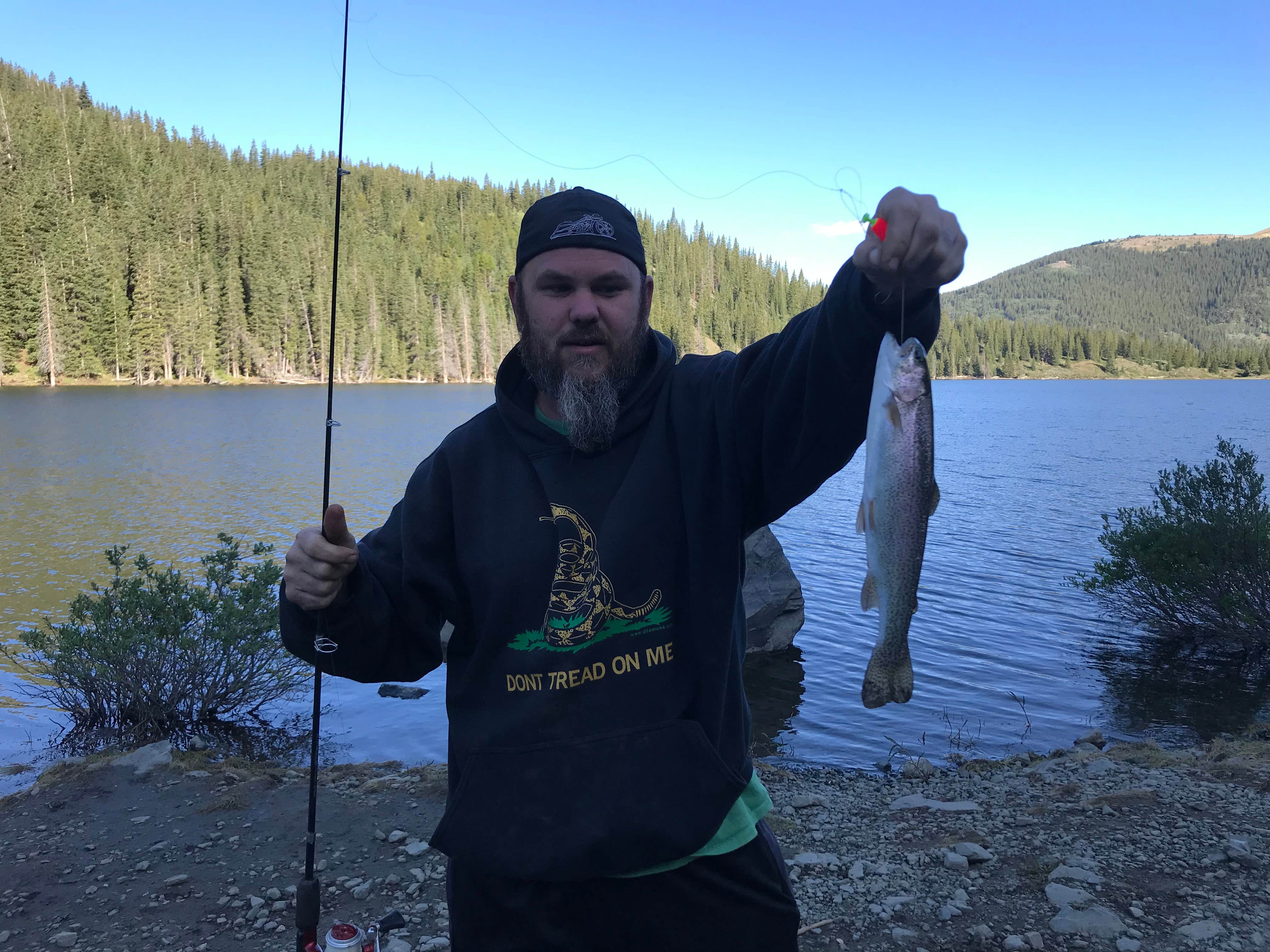 Camper-submitted photo at Mirror Lake near Pitkin, CO
