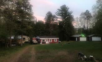 Liz D.'s photo of camping with pets at Boulder Junction near Crystal Falls, MI