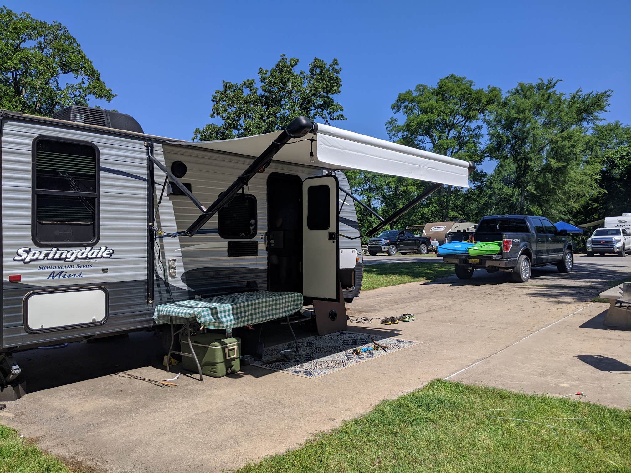 Brian B.'s photo of rv camping at Sequoyah State Park - Marina and Cabins near Fort Gibson, OK