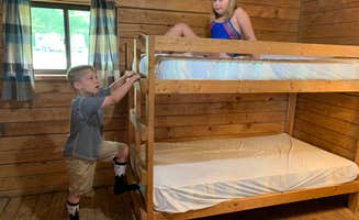Elizabeth R.'s photo of glamping accommodations at Geneseo Campground near Bettendorf, IA